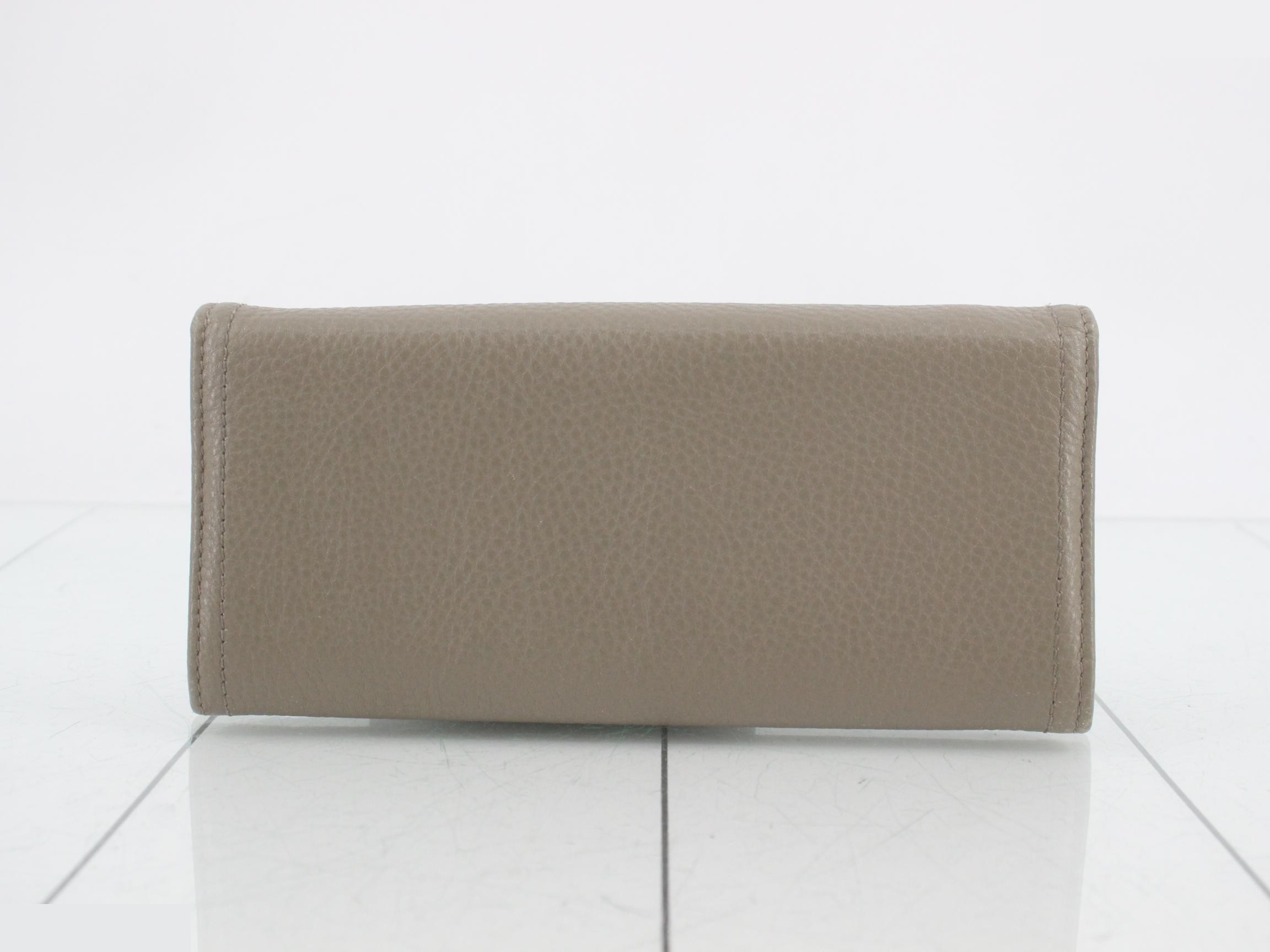 long wallet, beige color — view 2