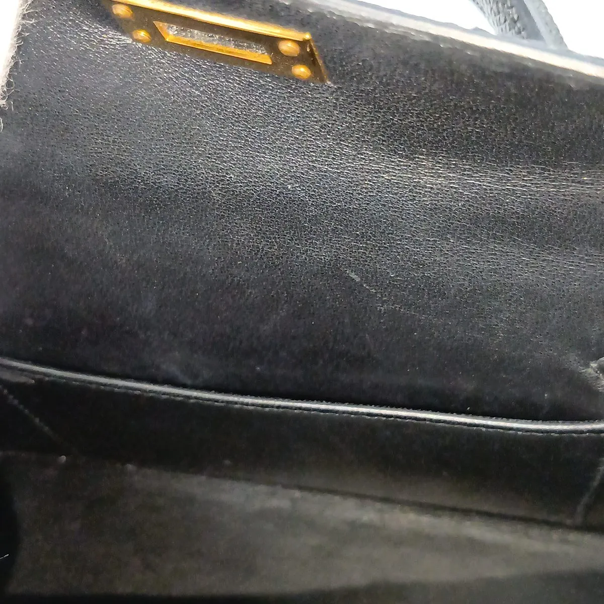 [Individually packaged] Hermes Mini Kelly 2 20 Sellier Veau Epsom Black Gold Hardware — view 14