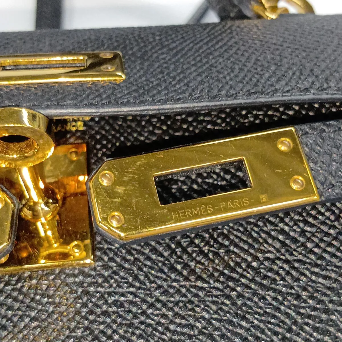 [Individually packaged] Hermes Mini Kelly 2 20 Sellier Veau Epsom Black Gold Hardware — view 15