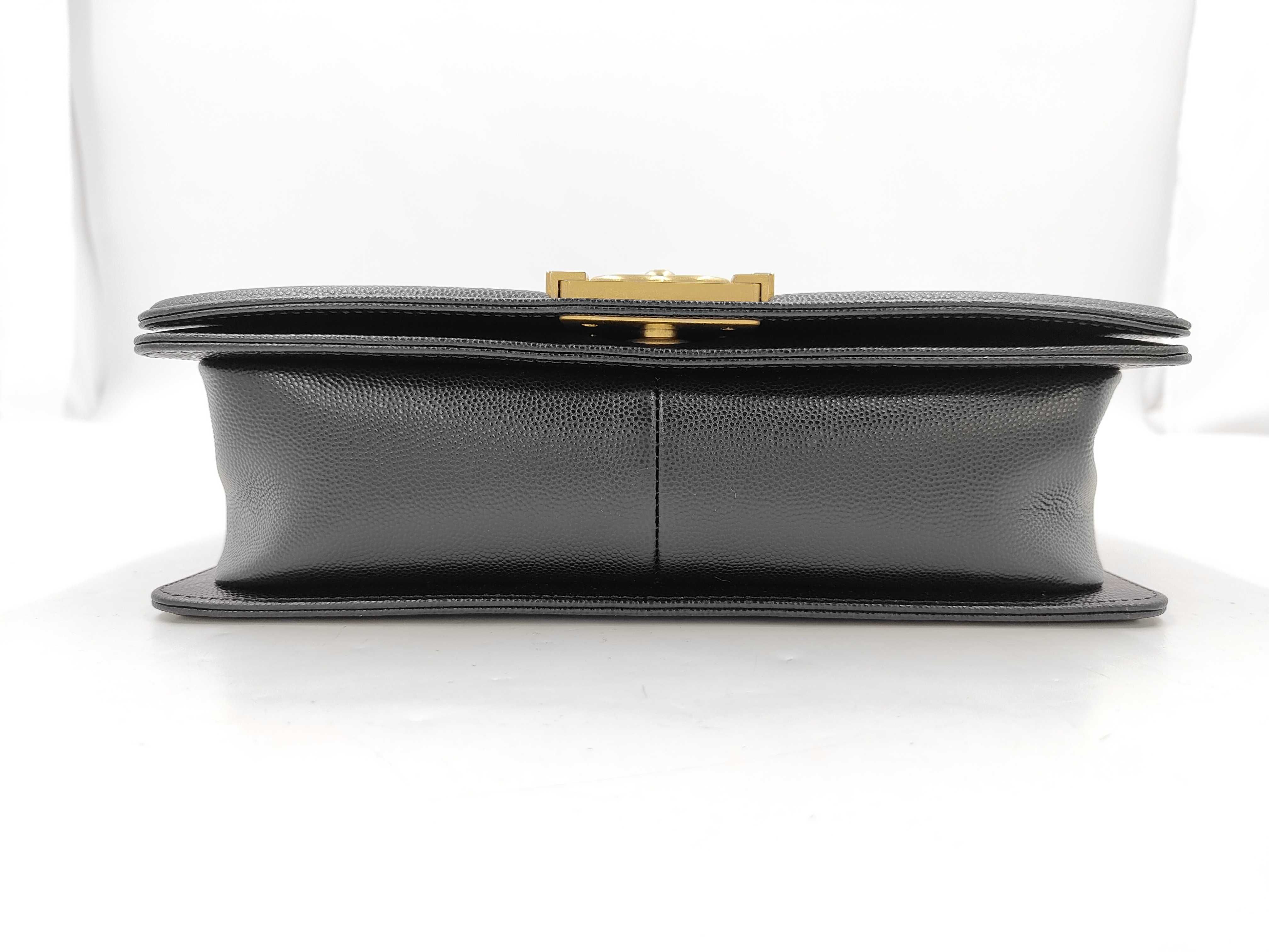 Boy Chanel 25 Shoulder Bag with Black and Gold Hardware — view 8