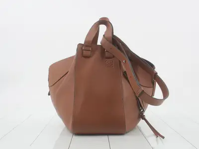 Hammock Leather 6-Way Handbag, Light Brown