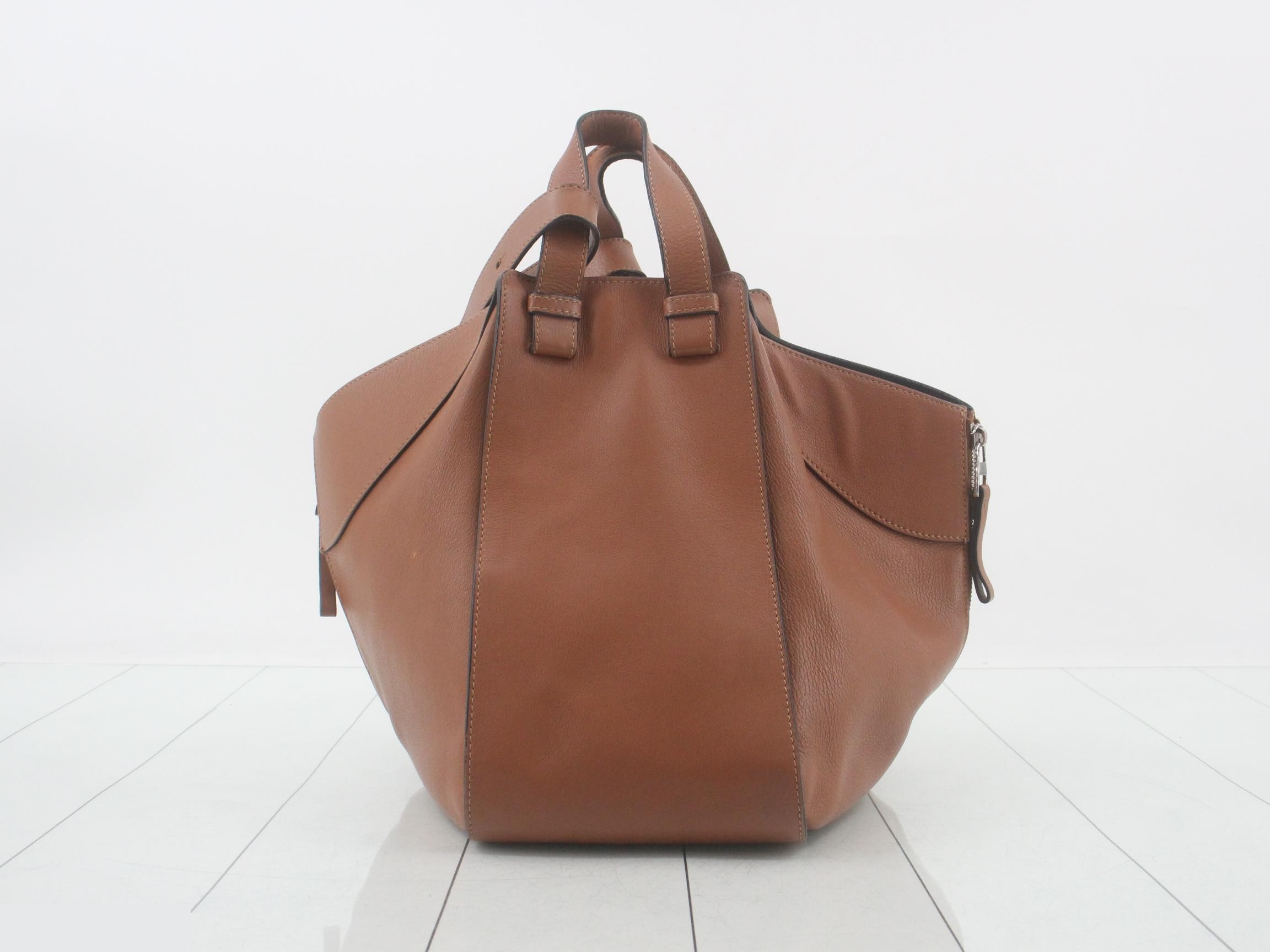 Hammock Leather 6-Way Handbag, Light Brown — view 2