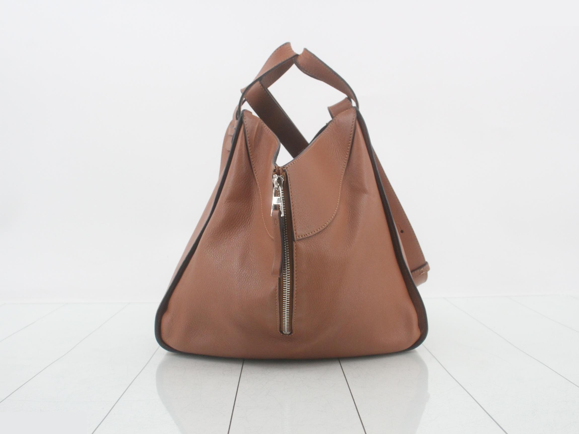 Hammock Leather 6-Way Handbag, Light Brown — view 4