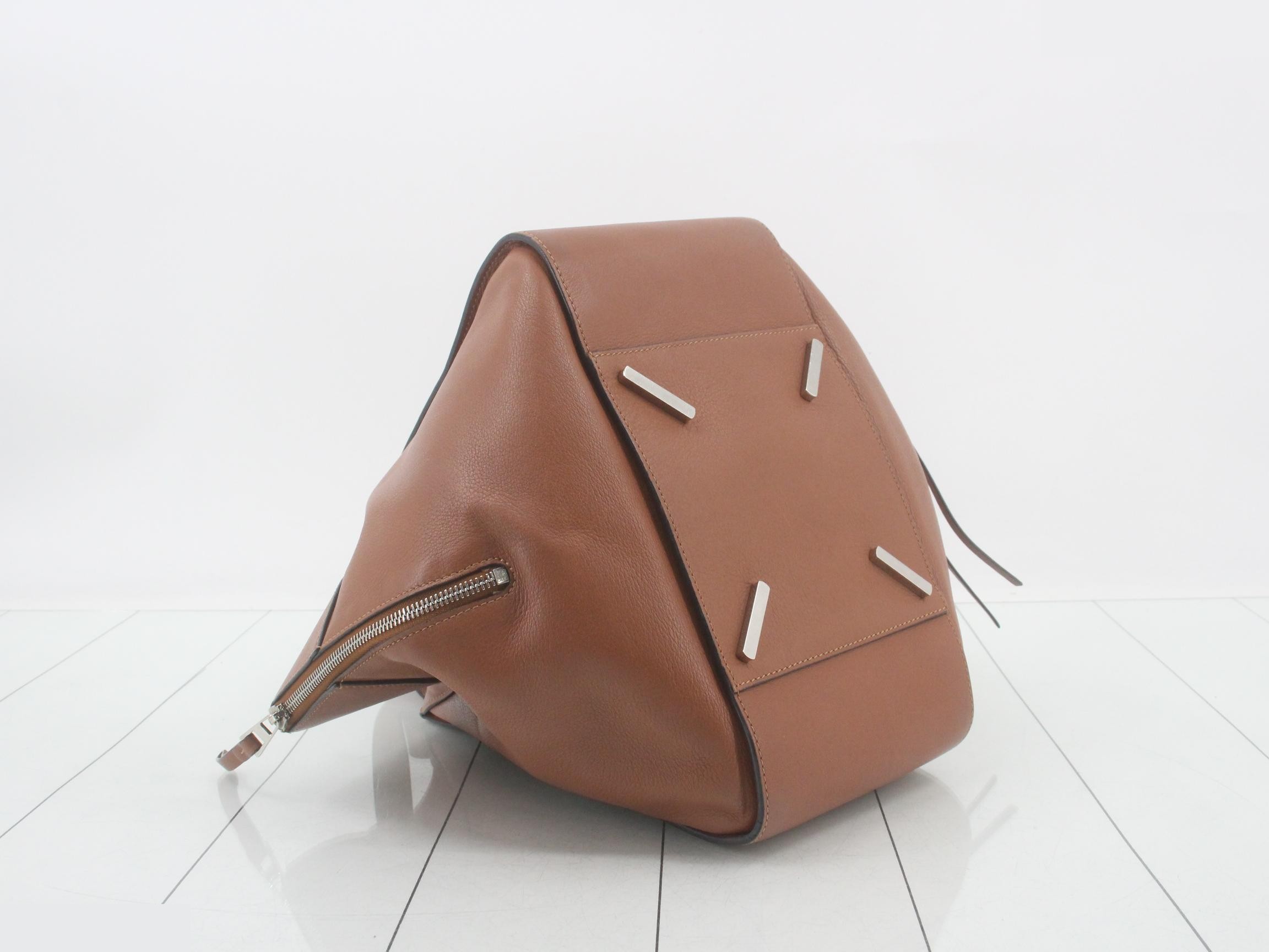 Hammock Leather 6-Way Handbag, Light Brown — view 5