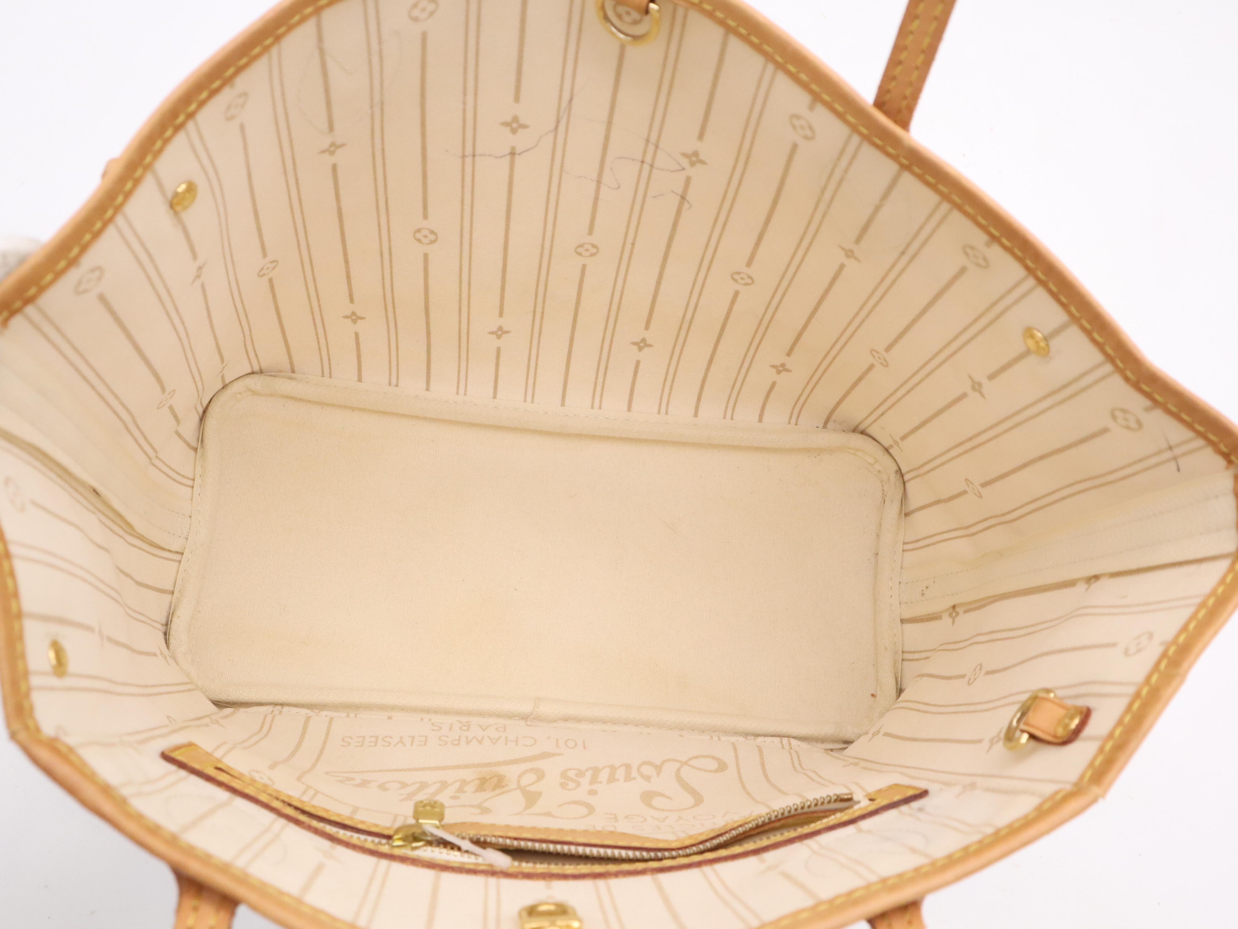 N51110 Azur Neverfull PM (Old Model) Tote Bag — view 11