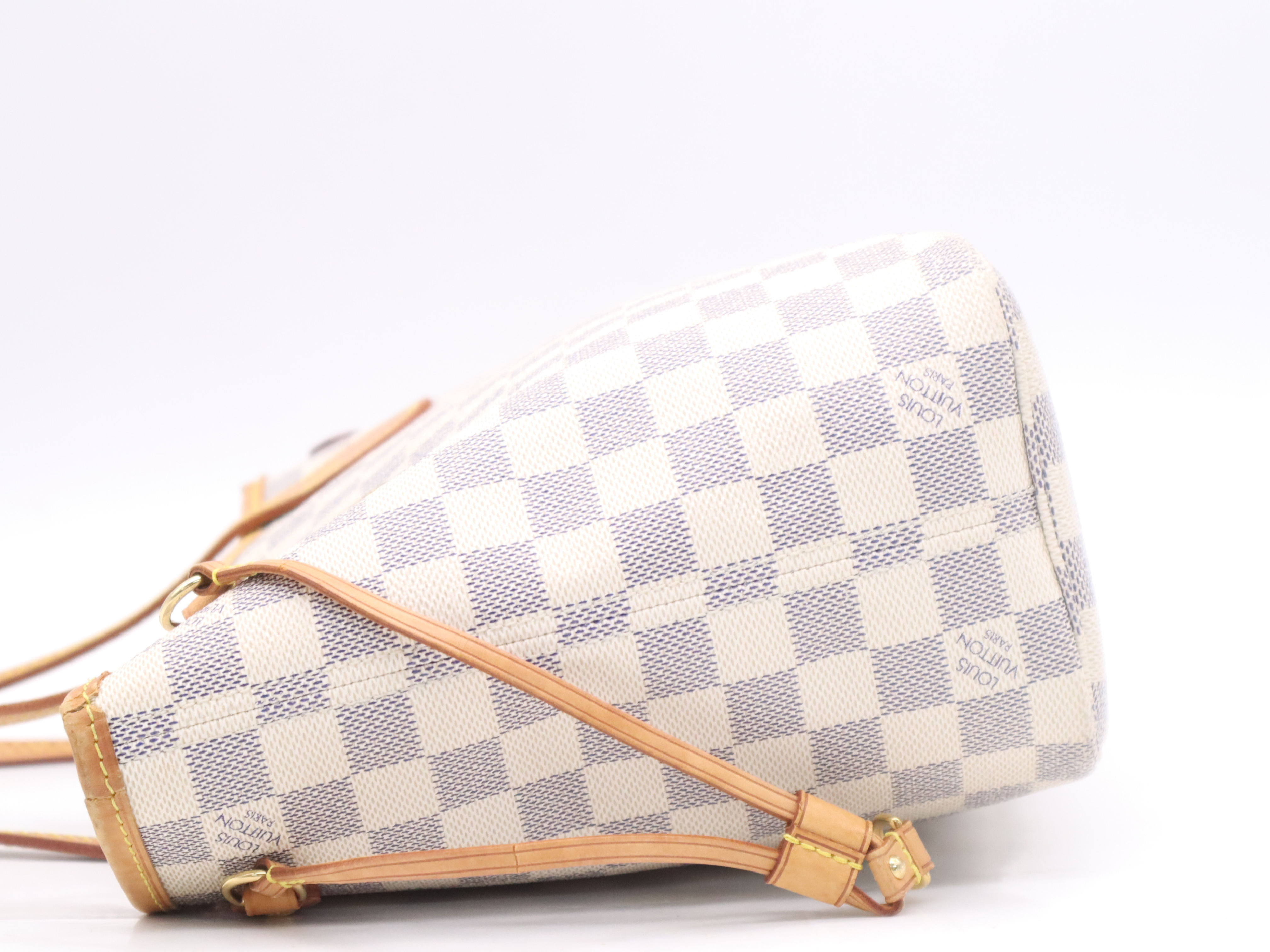 N51110 Azur Neverfull PM (Old Model) Tote Bag — view 3
