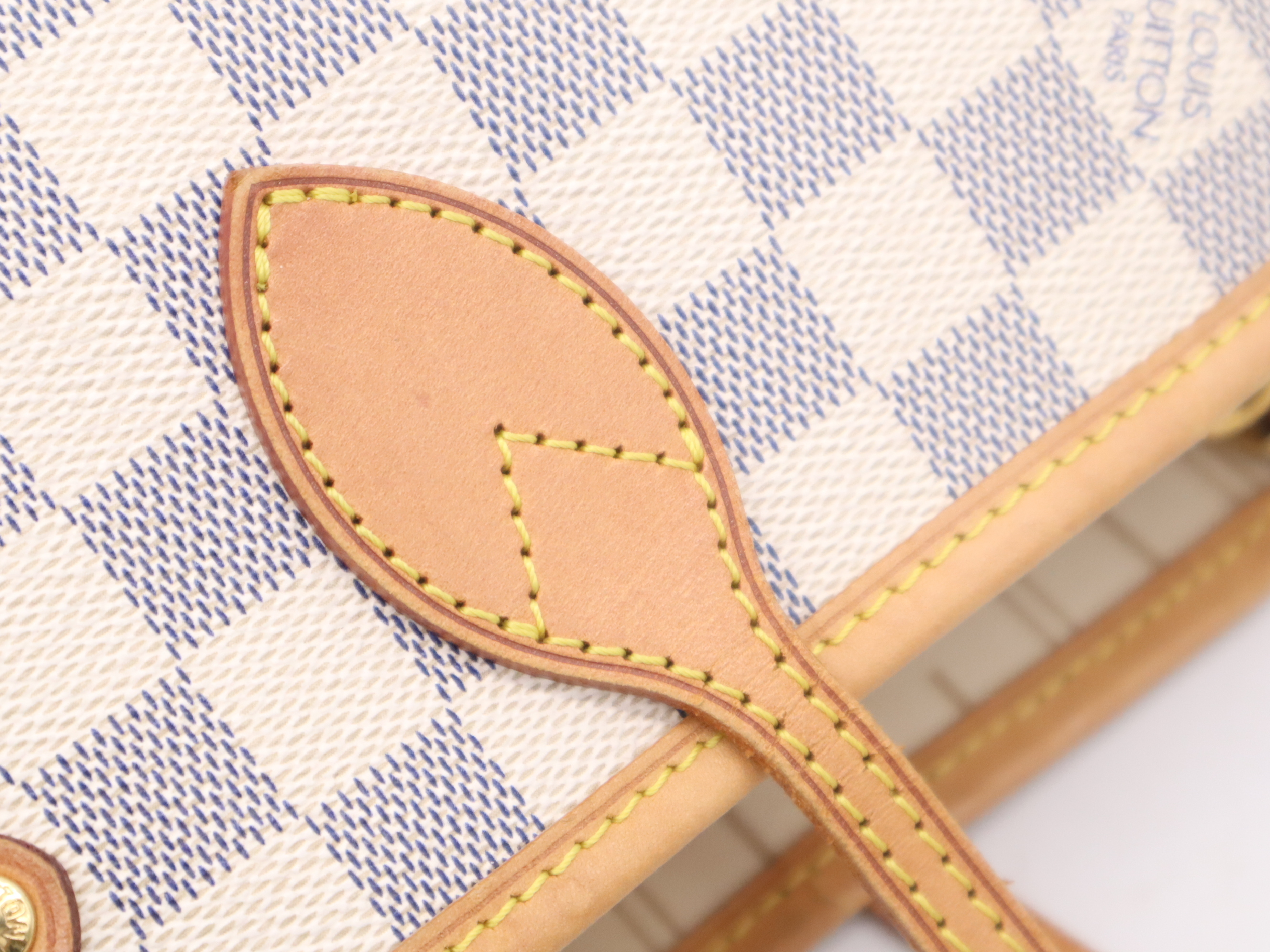 N51110 Azur Neverfull PM (Old Model) Tote Bag — view 7