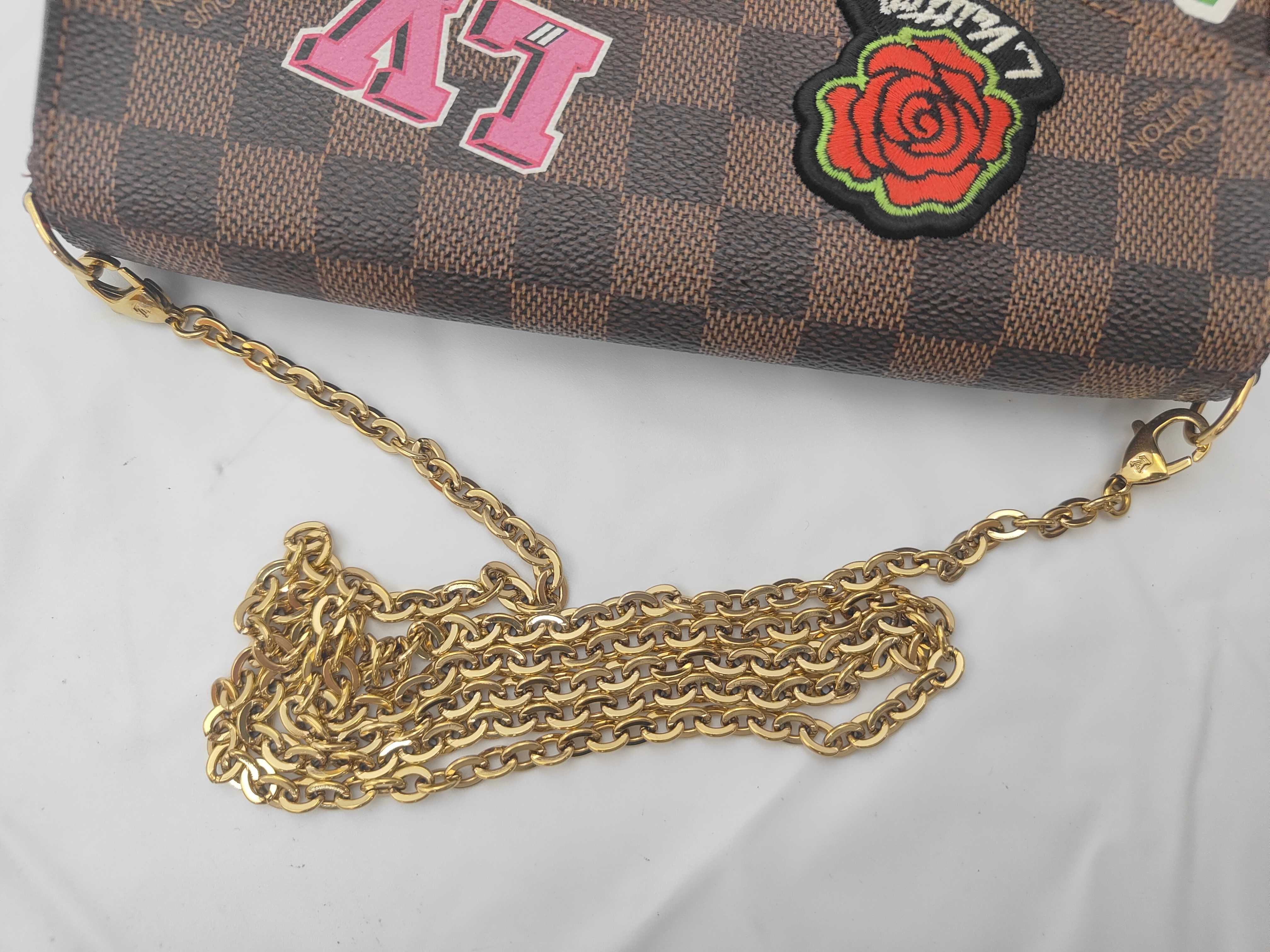 Monogram LV Pochette Felicie Shoulder Bag — view 3