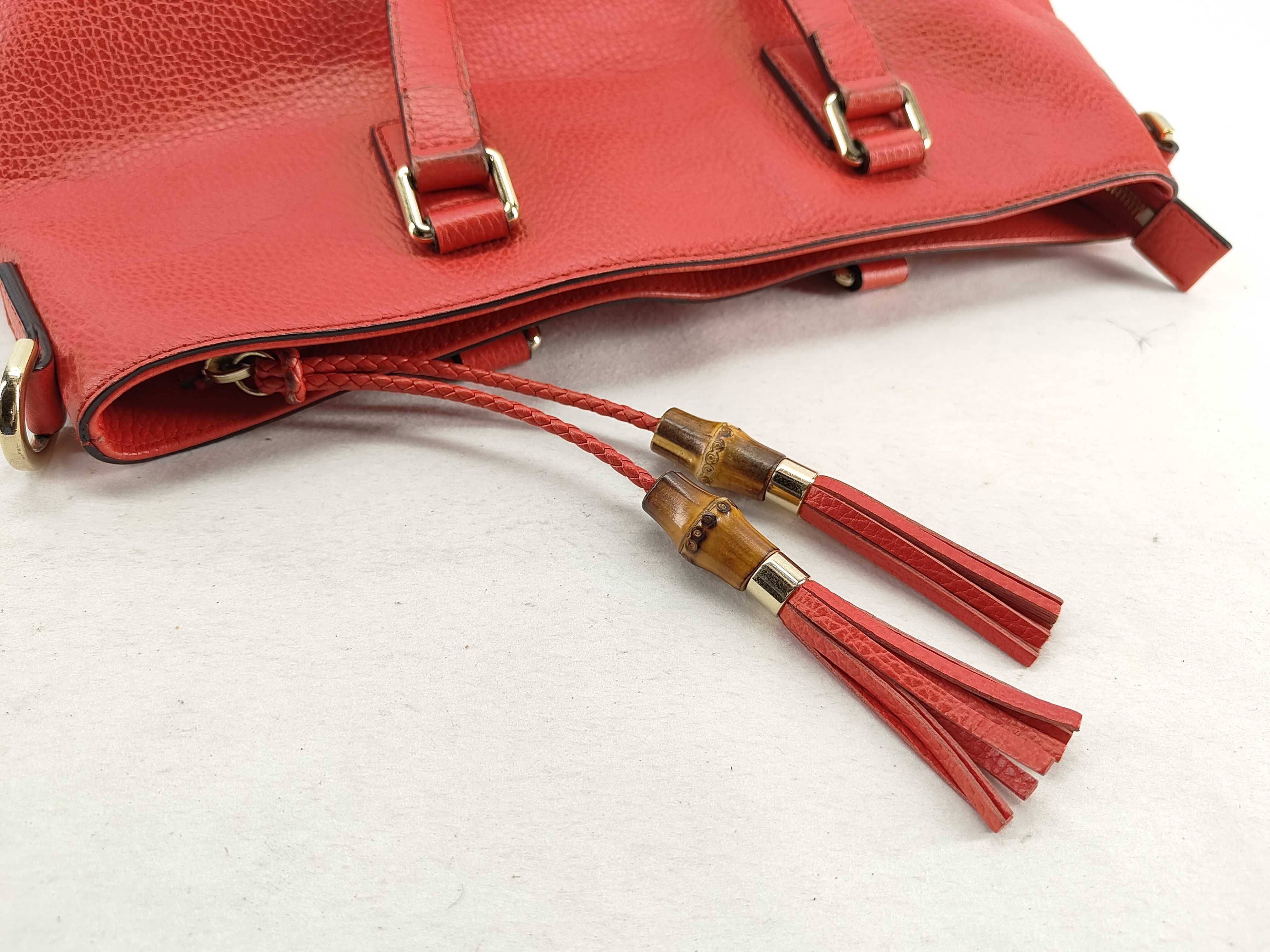 Bamboo 2-way Bamboo Leather Tote Bag 365346 — view 9
