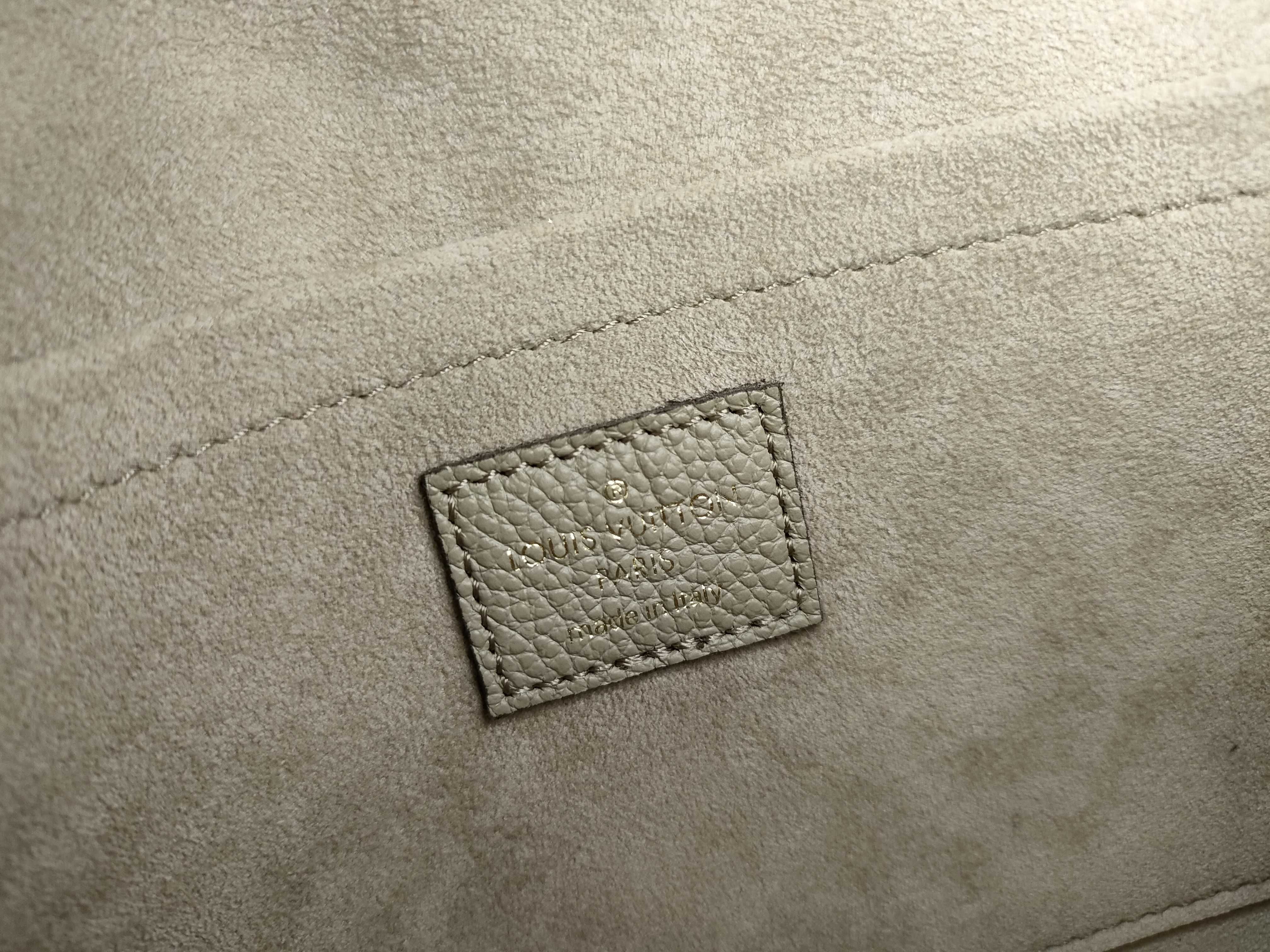 Monogram Empreinte Cream Bicolor Monogram Pochette Felicie Shoulder Bag — view 12