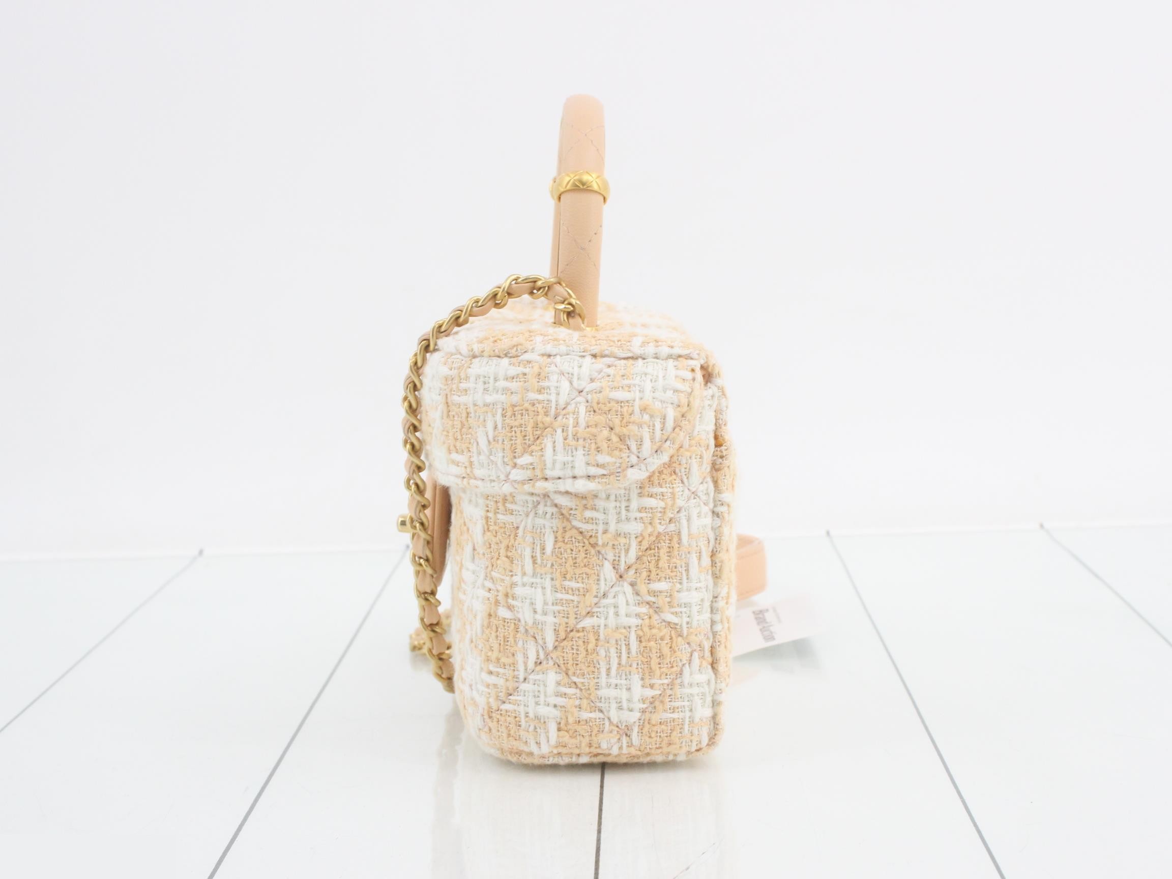 IC Plate Vanity 2-Way Shoulder Bag Tweed — view 3
