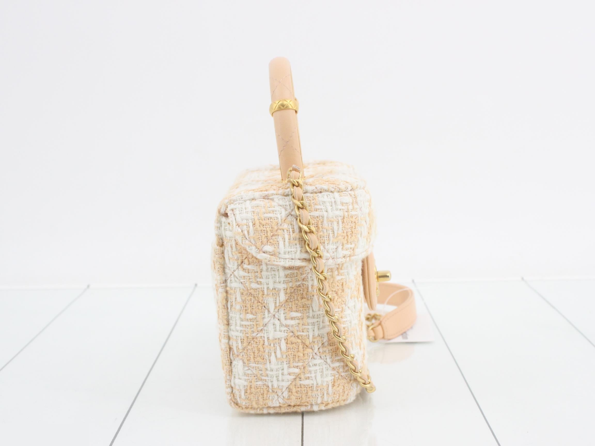 IC Plate Vanity 2-Way Shoulder Bag Tweed — view 4