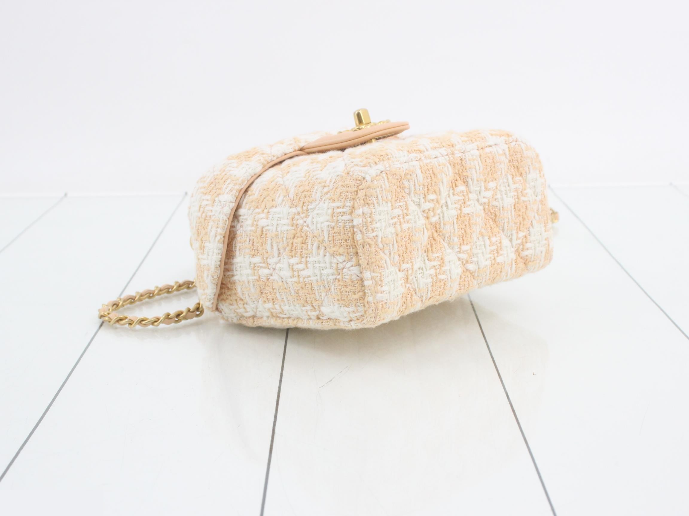 IC Plate Vanity 2-Way Shoulder Bag Tweed — view 5