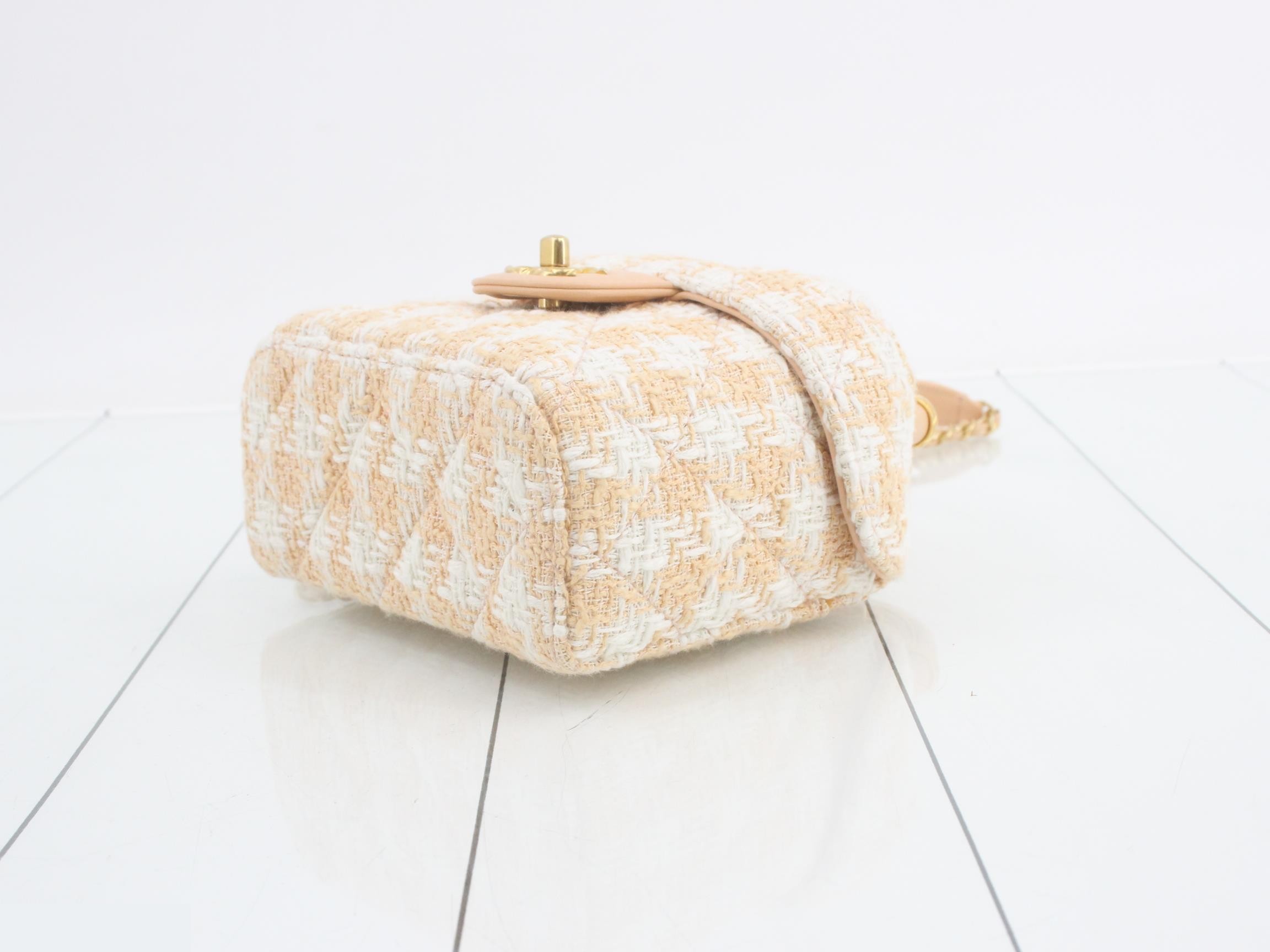 IC Plate Vanity 2-Way Shoulder Bag Tweed — view 6