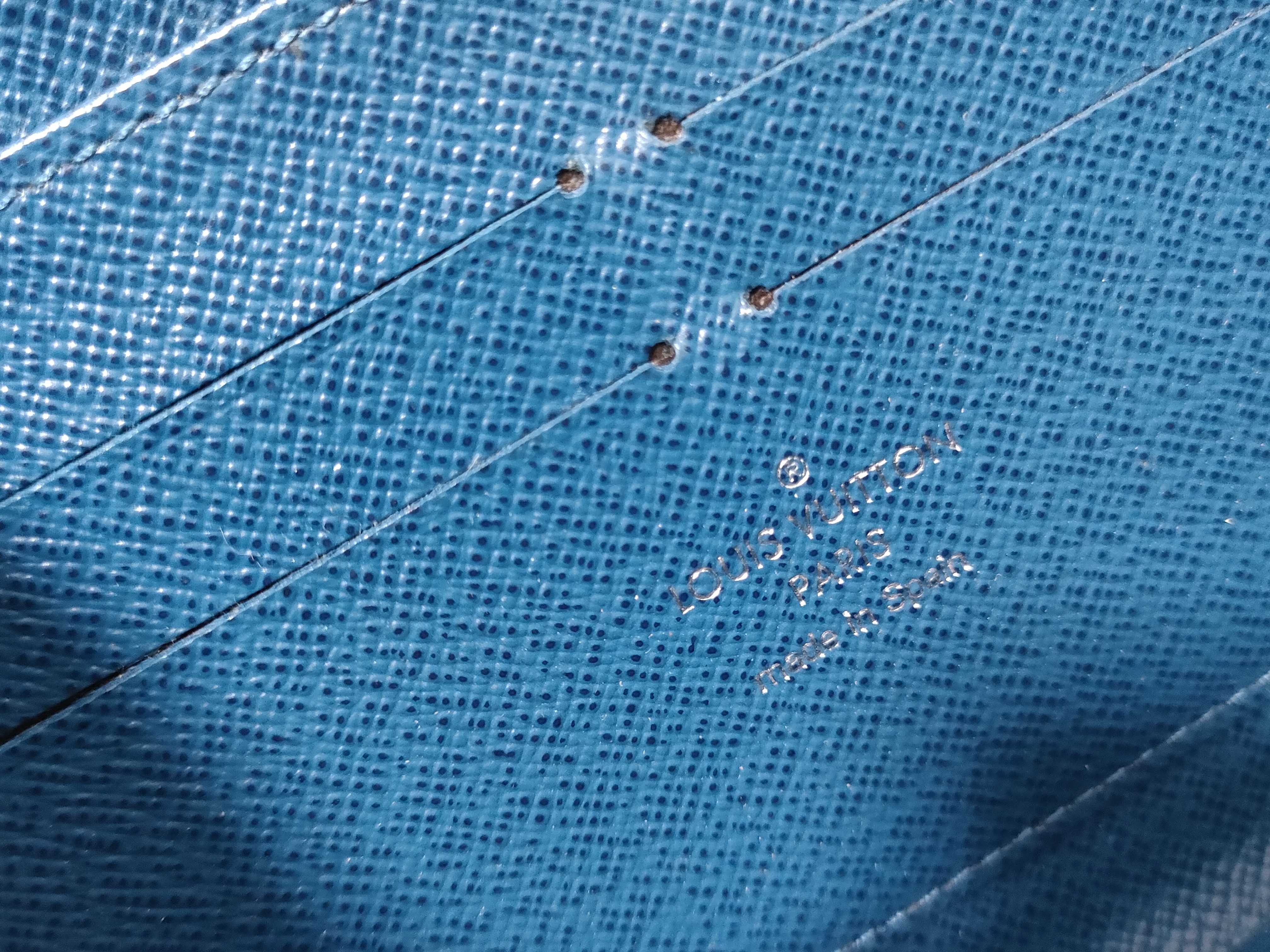 Epi Leather Round Zipper Long Wallet — view 13
