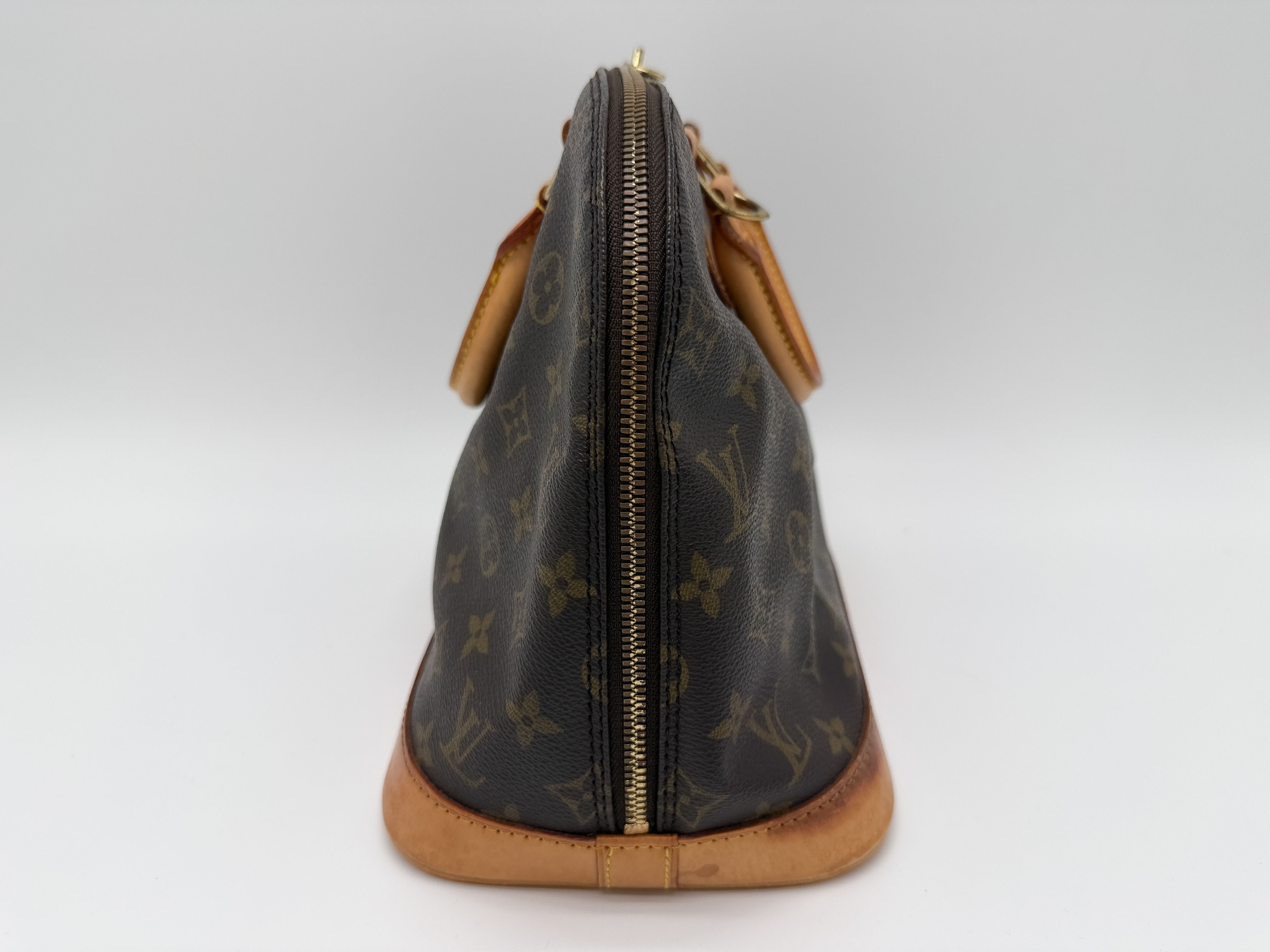 Monogram M51130 Alma PM Handbag with Strap — view 9