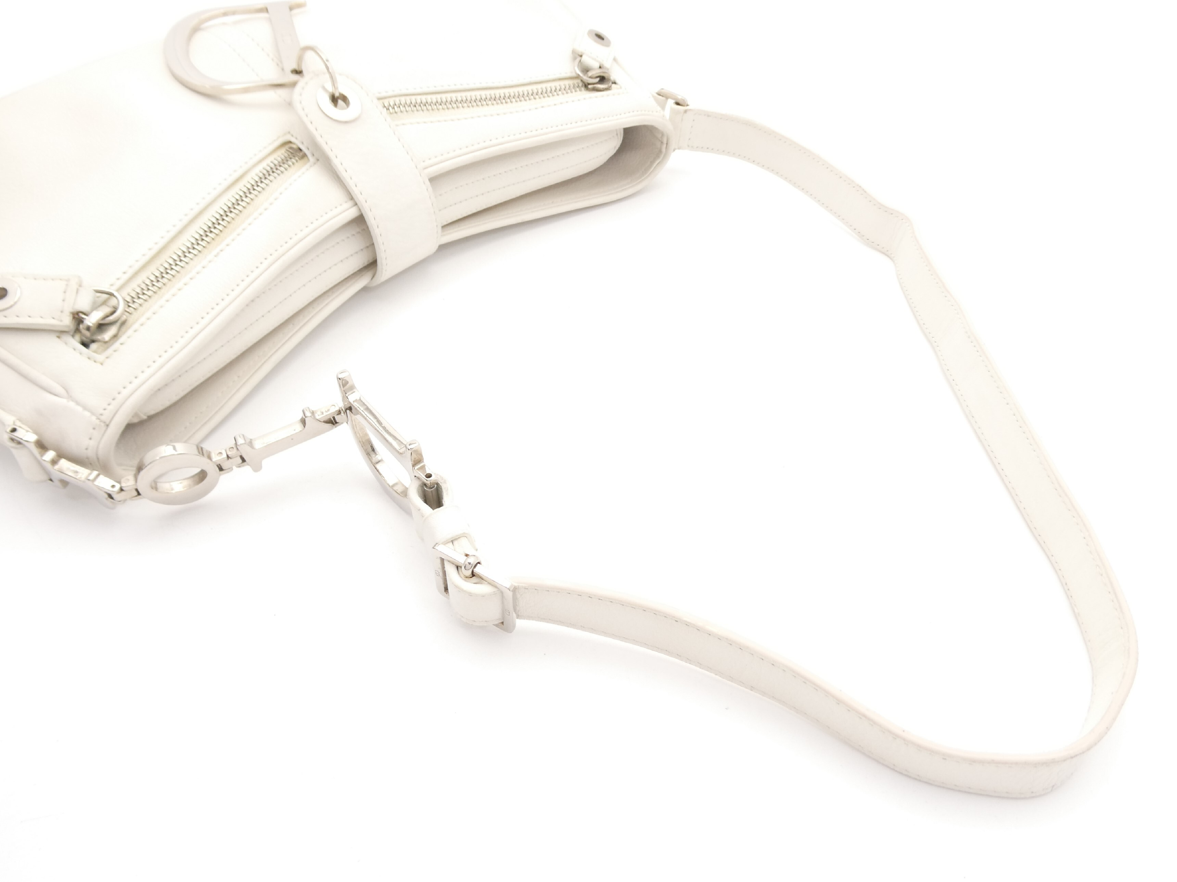 D charm leather shoulder bag — view 6