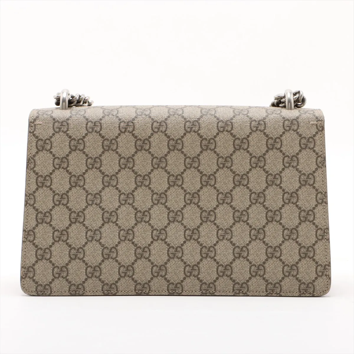 GG Supreme Dionysus PVC x Suede Chain Shoulder Bag Beige x Red 400249 — view 2