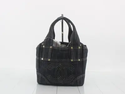 Denim handbag