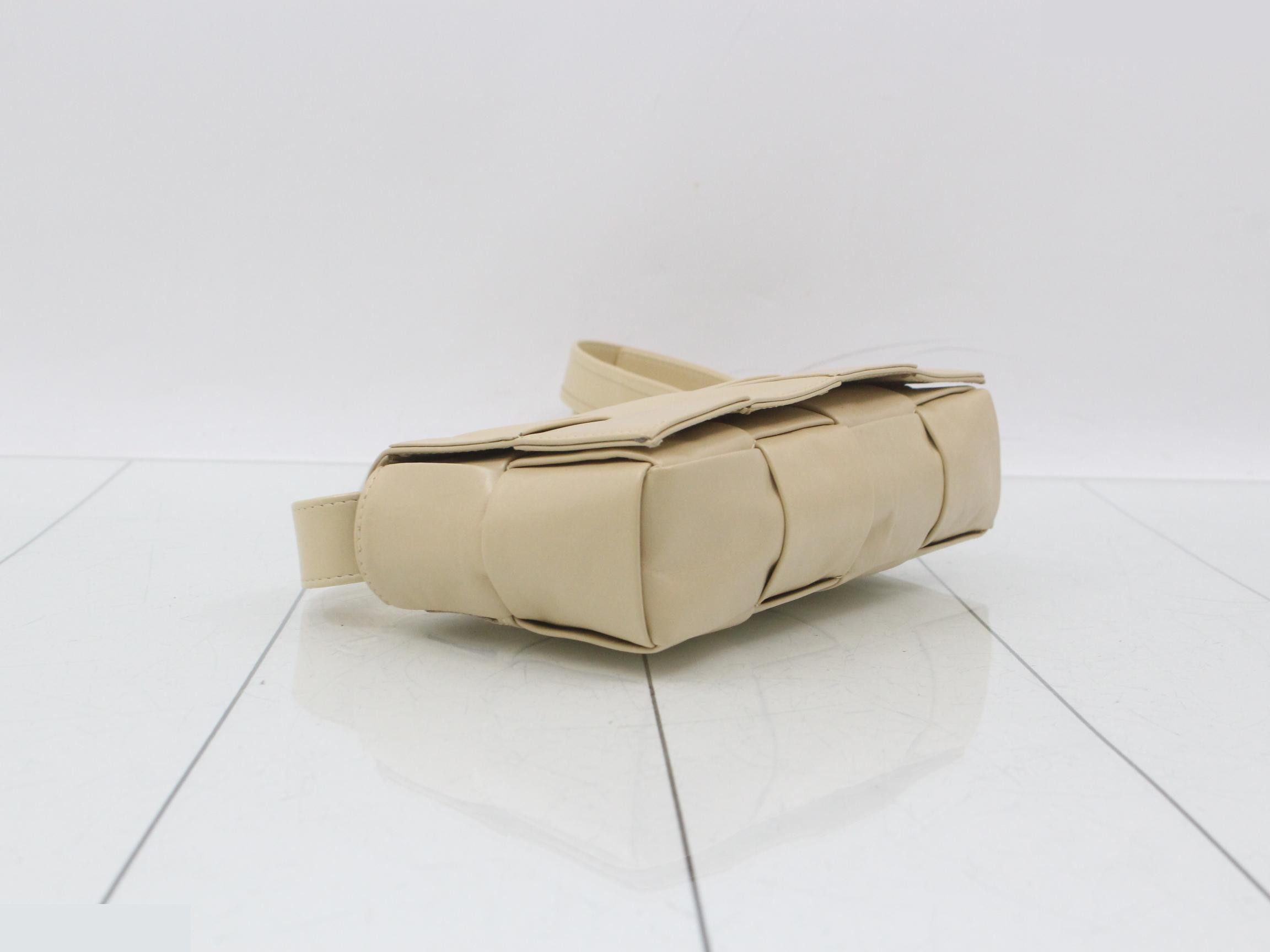 Maxi Intrecciato Cassette Shoulder Bag — view 5