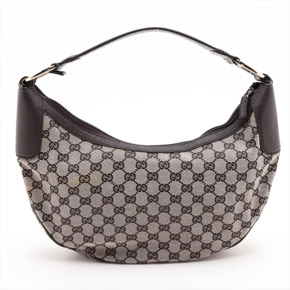 GG Canvas 257297 Canvas x Leather Shoulder Bag Brown Outlet