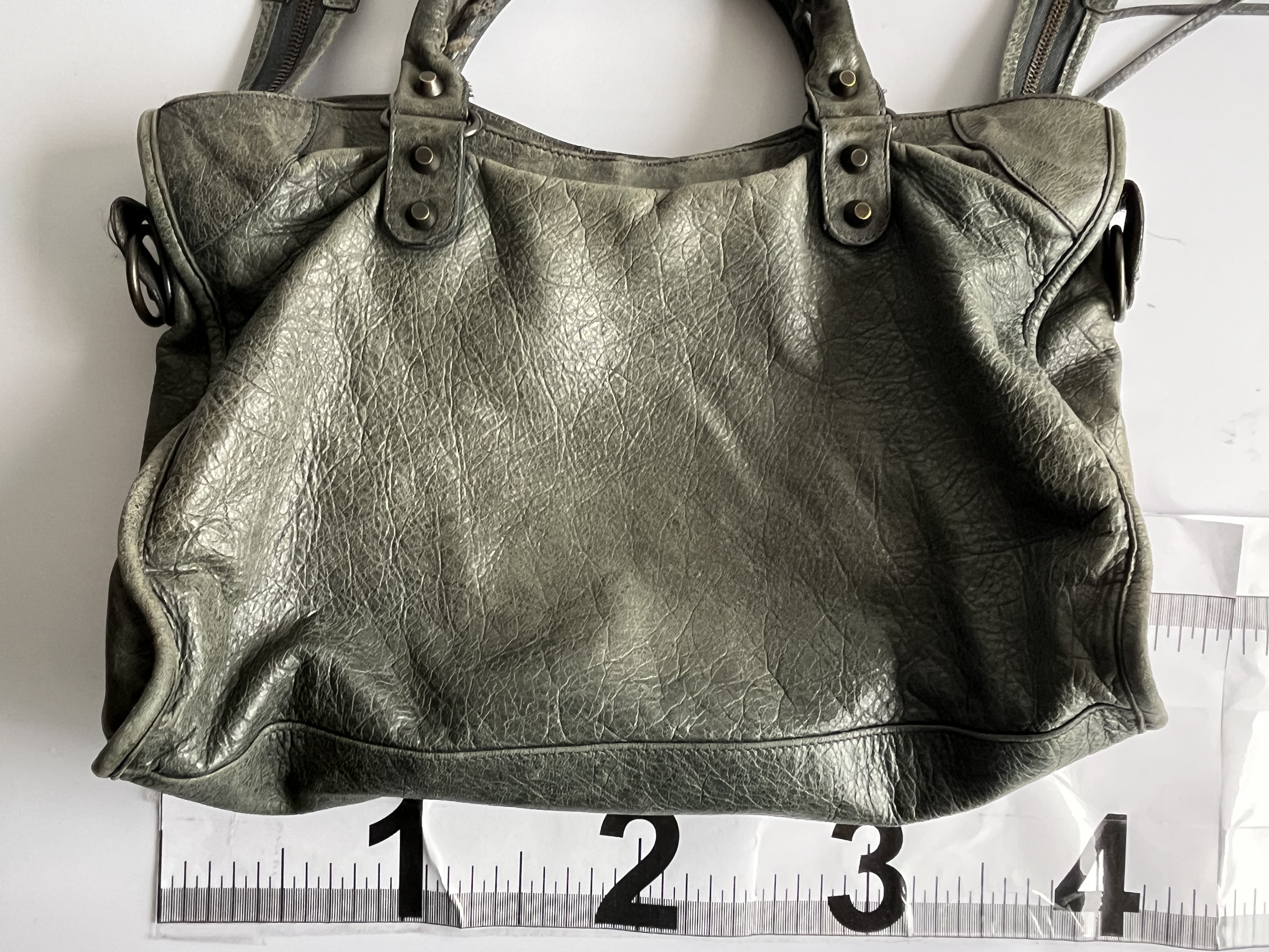 The City Olive Black Shoulder Bag — view 2