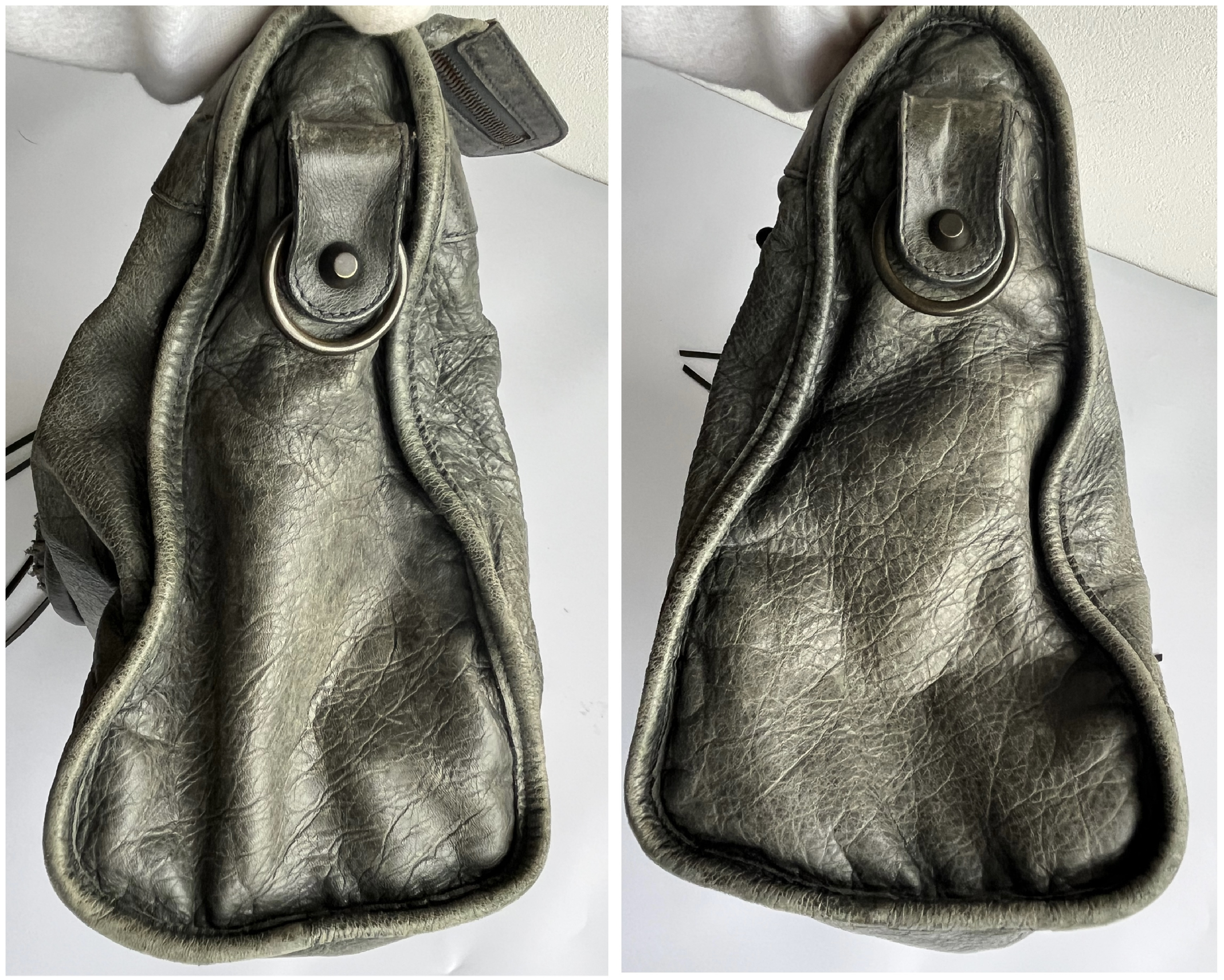 The City Olive Black Shoulder Bag — view 4