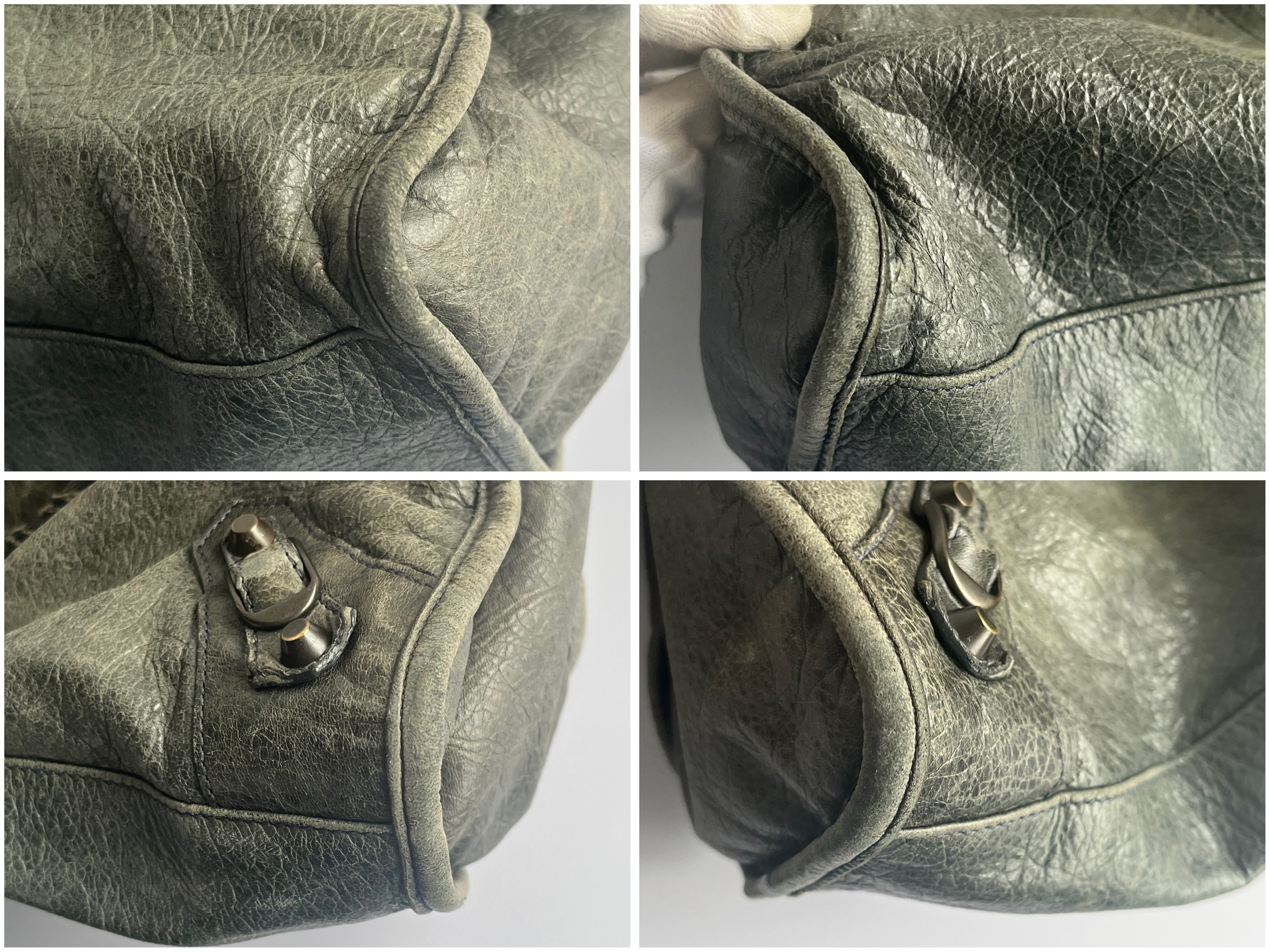 The City Olive Black Shoulder Bag — view 5