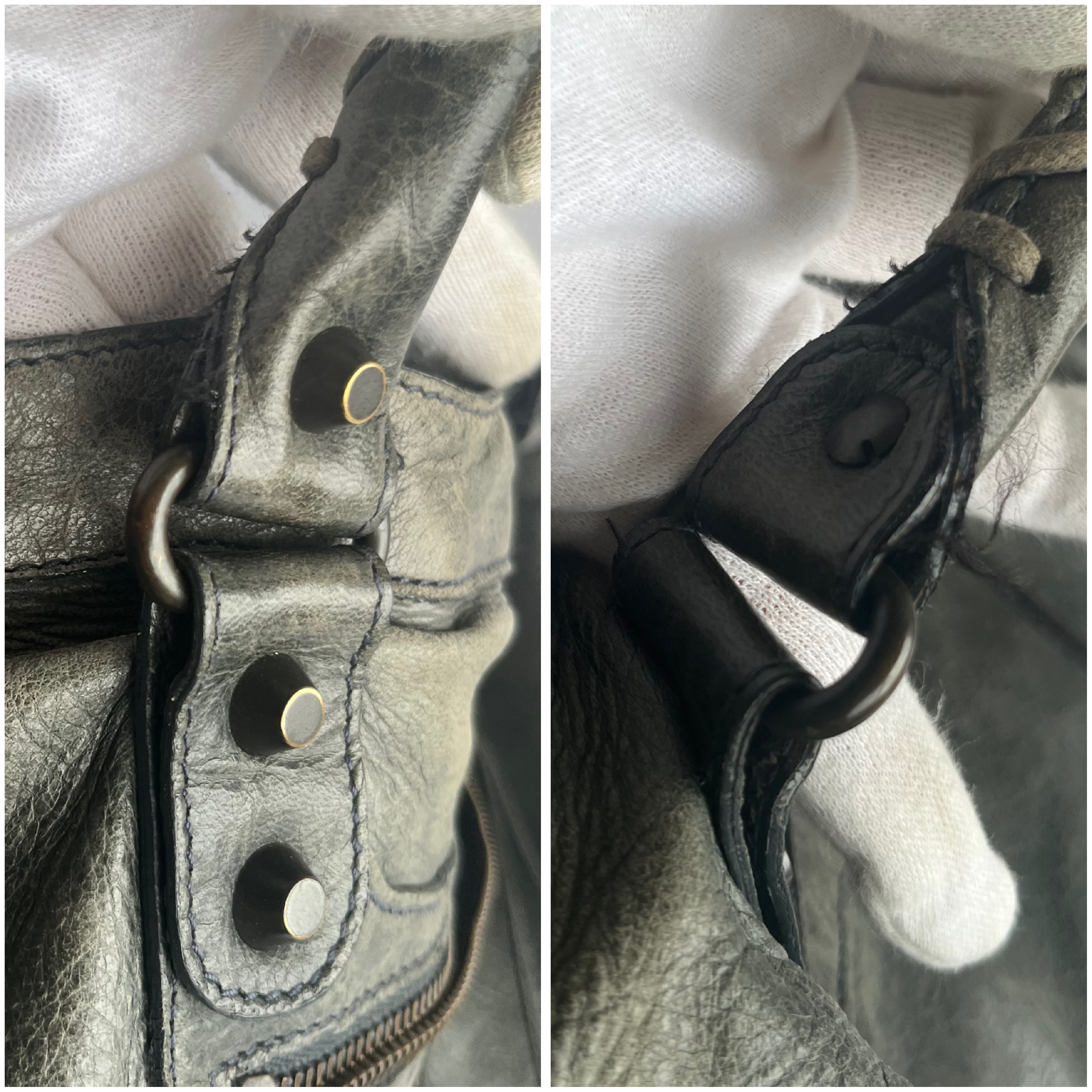 The City Olive Black Shoulder Bag — view 8