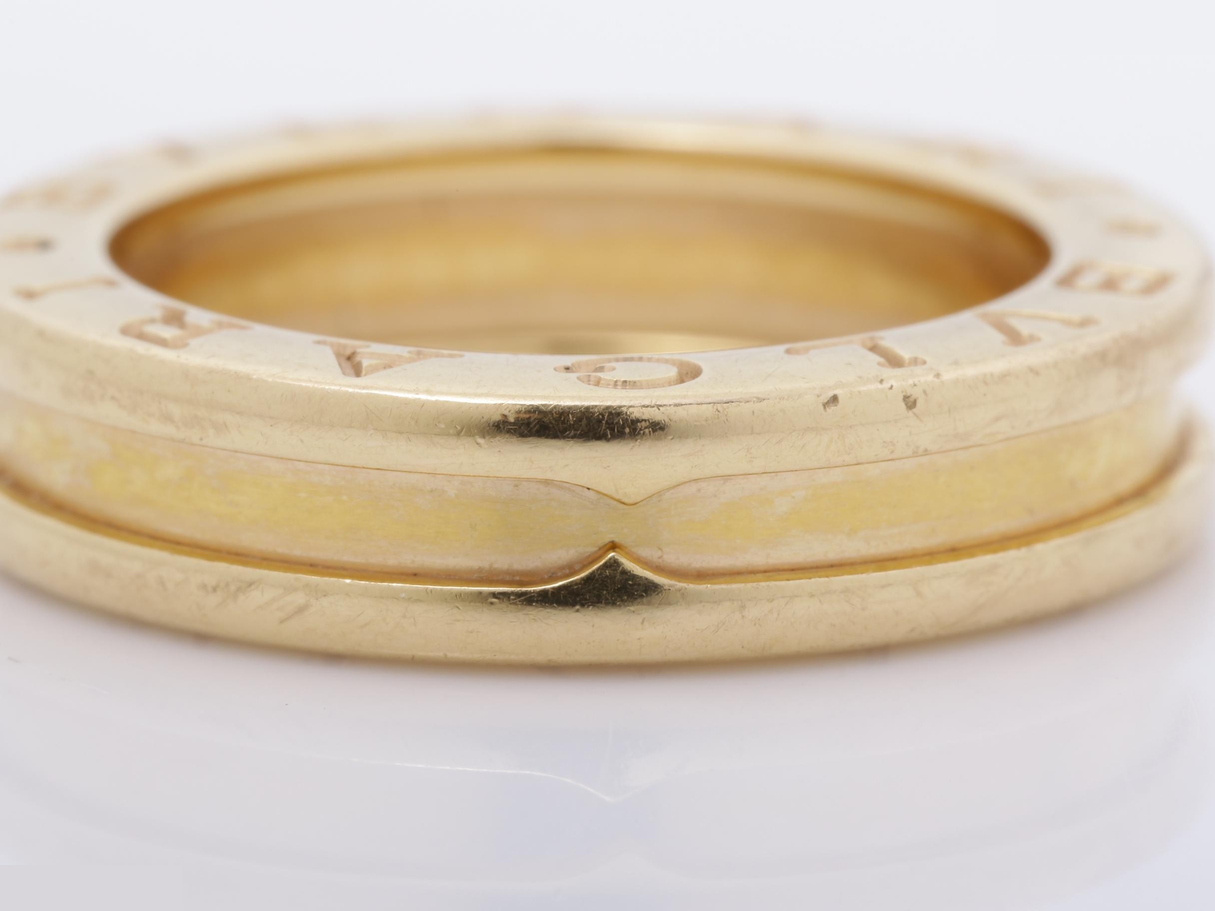 B.zero1 (precious metal) ring, 750PG, 6.8g, size #48 — view 2