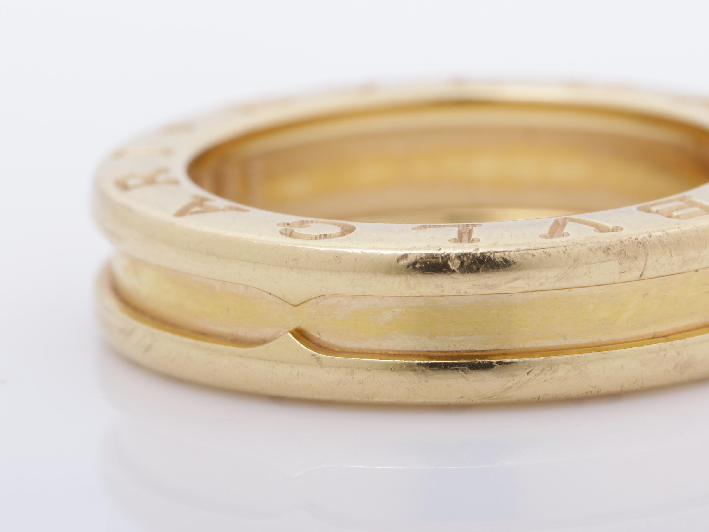 B.zero1 (precious metal) ring, 750PG, 6.8g, size #48 — view 3
