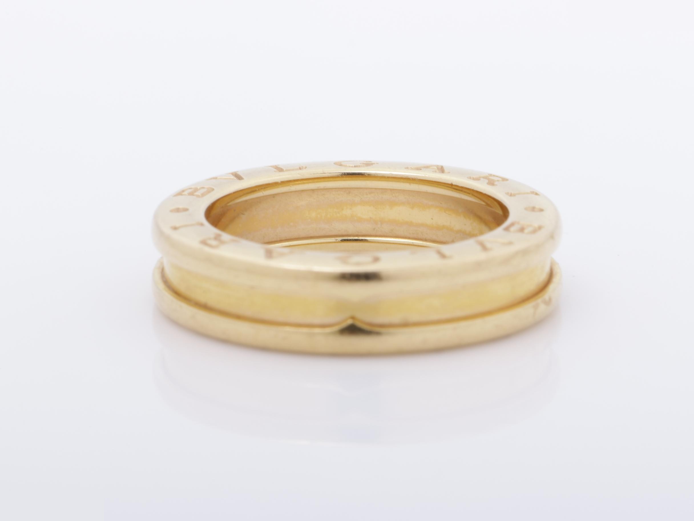 B.zero1 (precious metal) ring, 750PG, 6.8g, size #48 — view 4