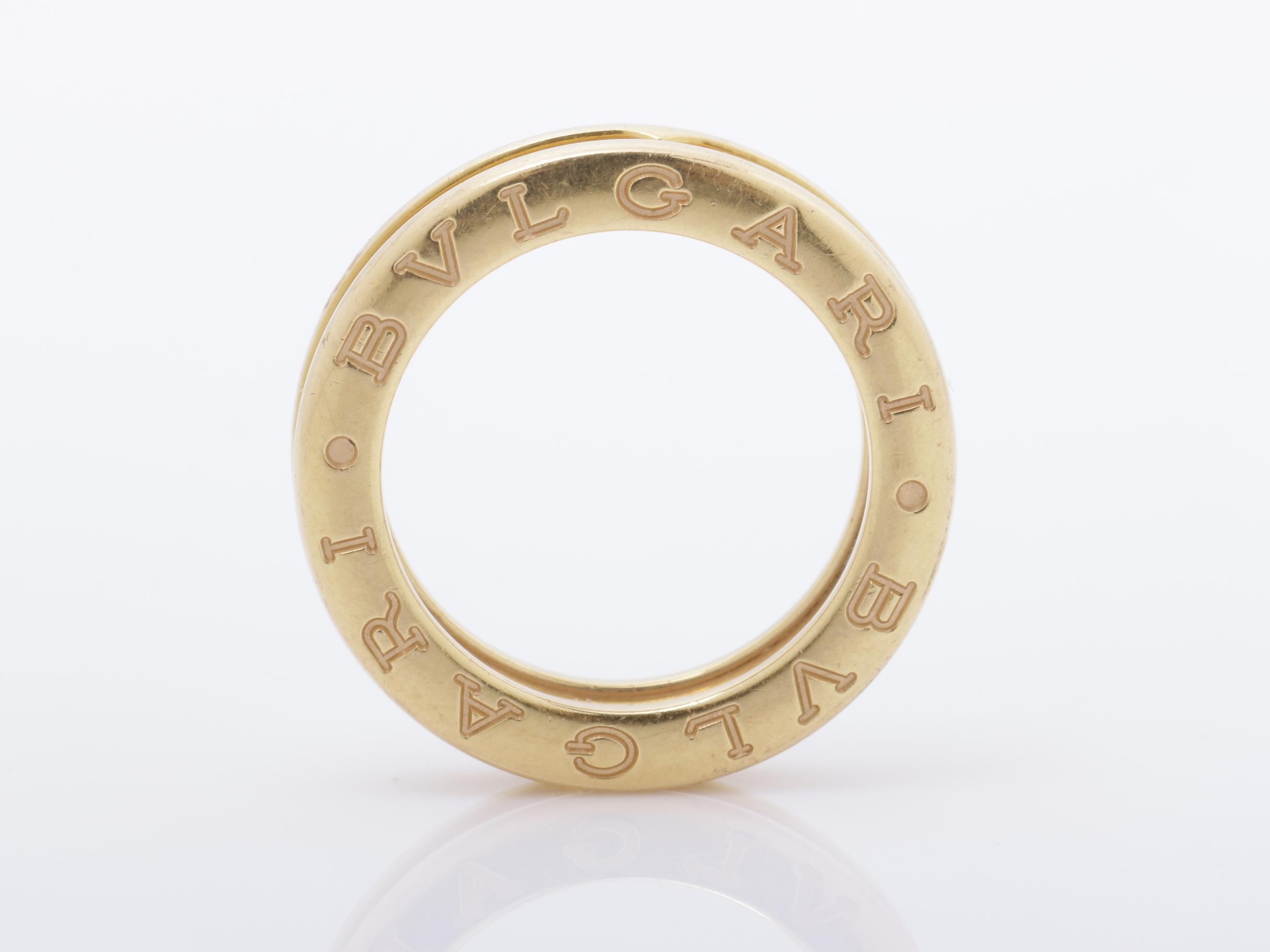 B.zero1 (precious metal) ring, 750PG, 6.8g, size #48 — view 5