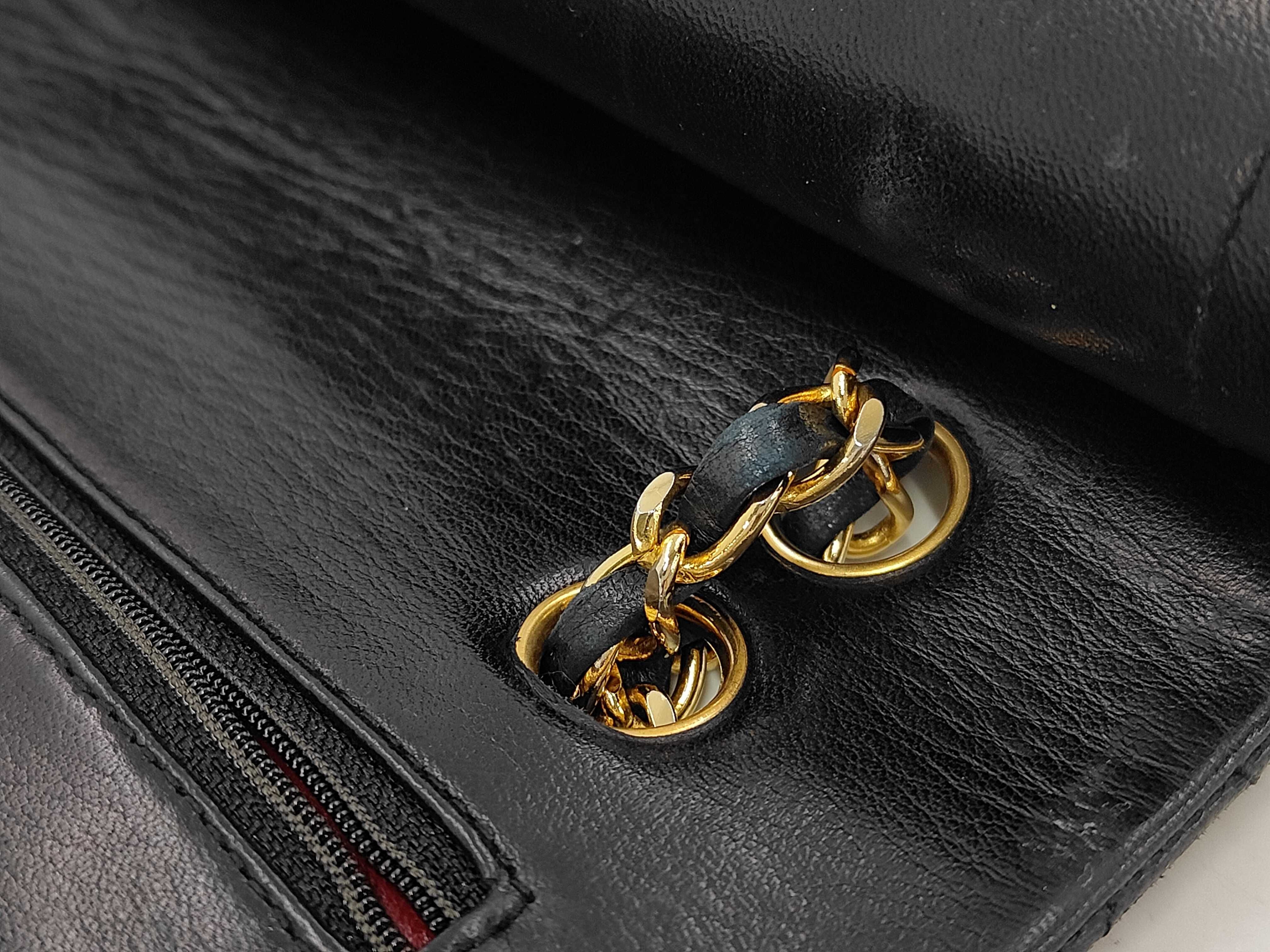 Matelassé 25 Lambskin Double Flap Double Chain Shoulder Bag — view 5