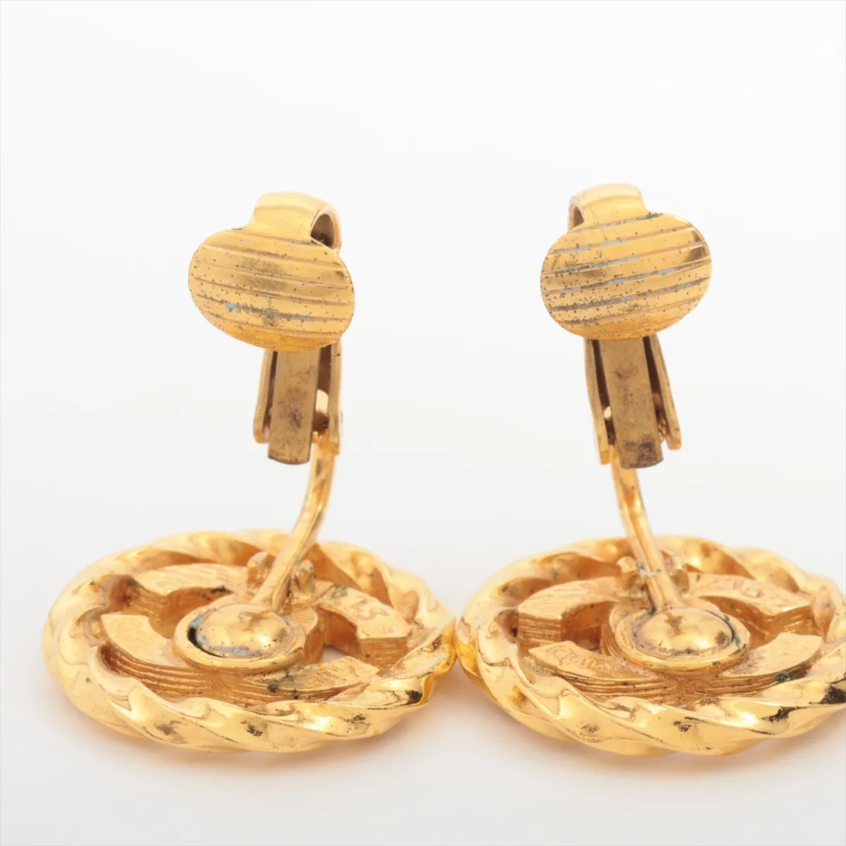 Cocomark 2137 Earrings (for both ears) GP x Rhinestone Gold — view 4