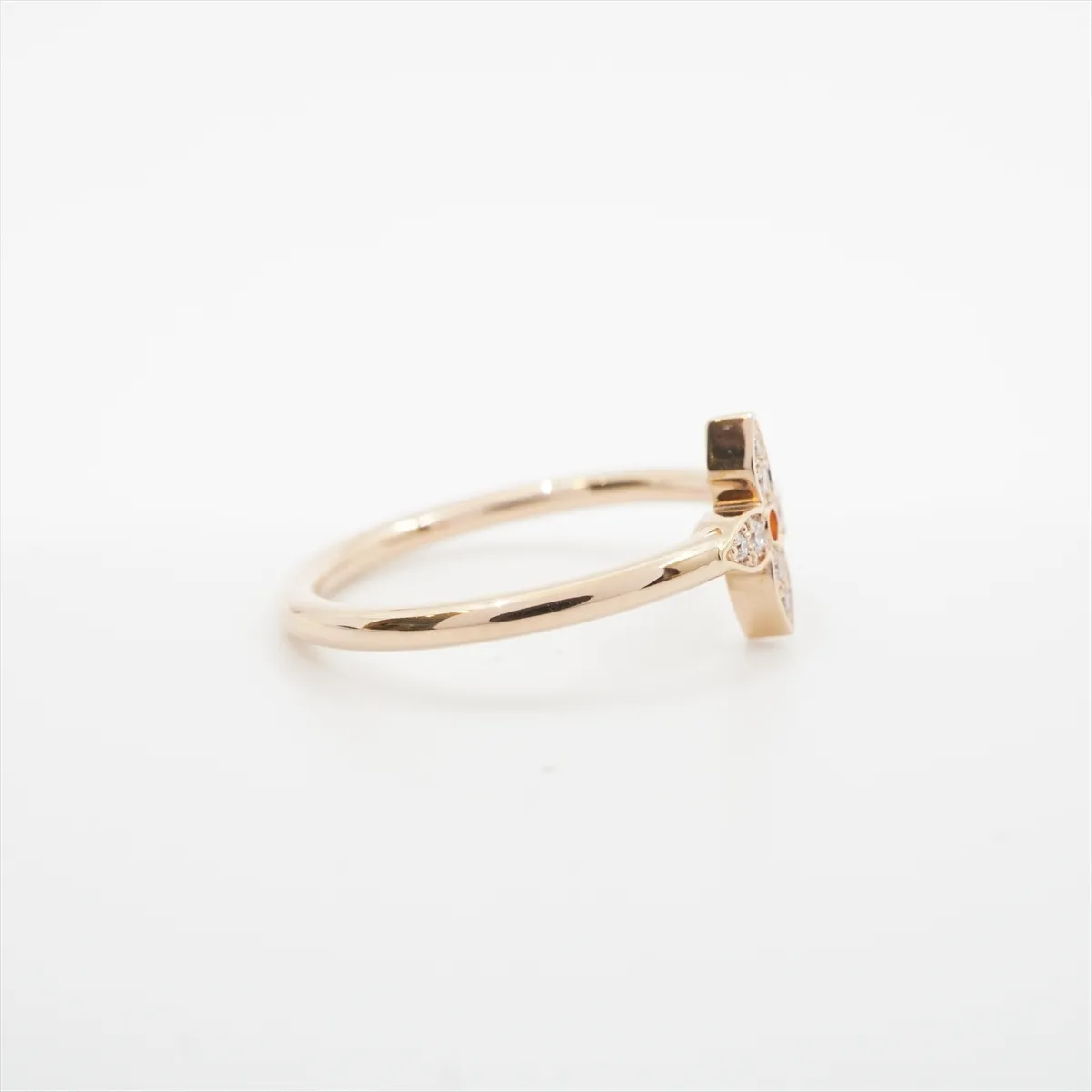 Idylle Blossom Diamond Ring, 750 (PG), 2.5g, #53 / JP size: 12, J87543, — view 3