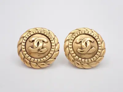 Earrings - Round / Coco Mark