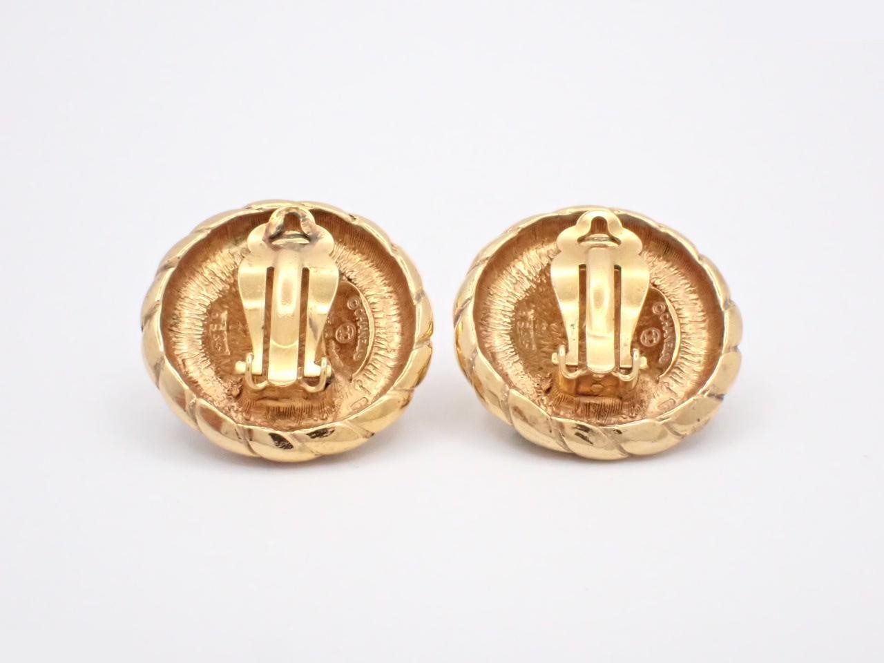Earrings - Round / Coco Mark — view 2