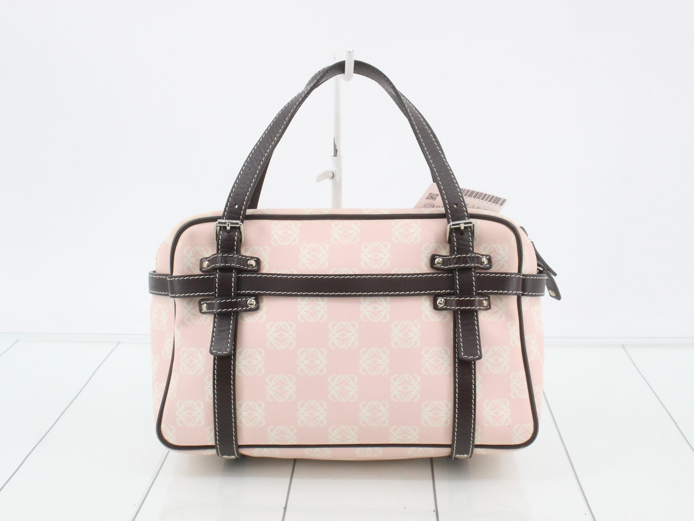 Anagram Handbag Pink PVC — view 2