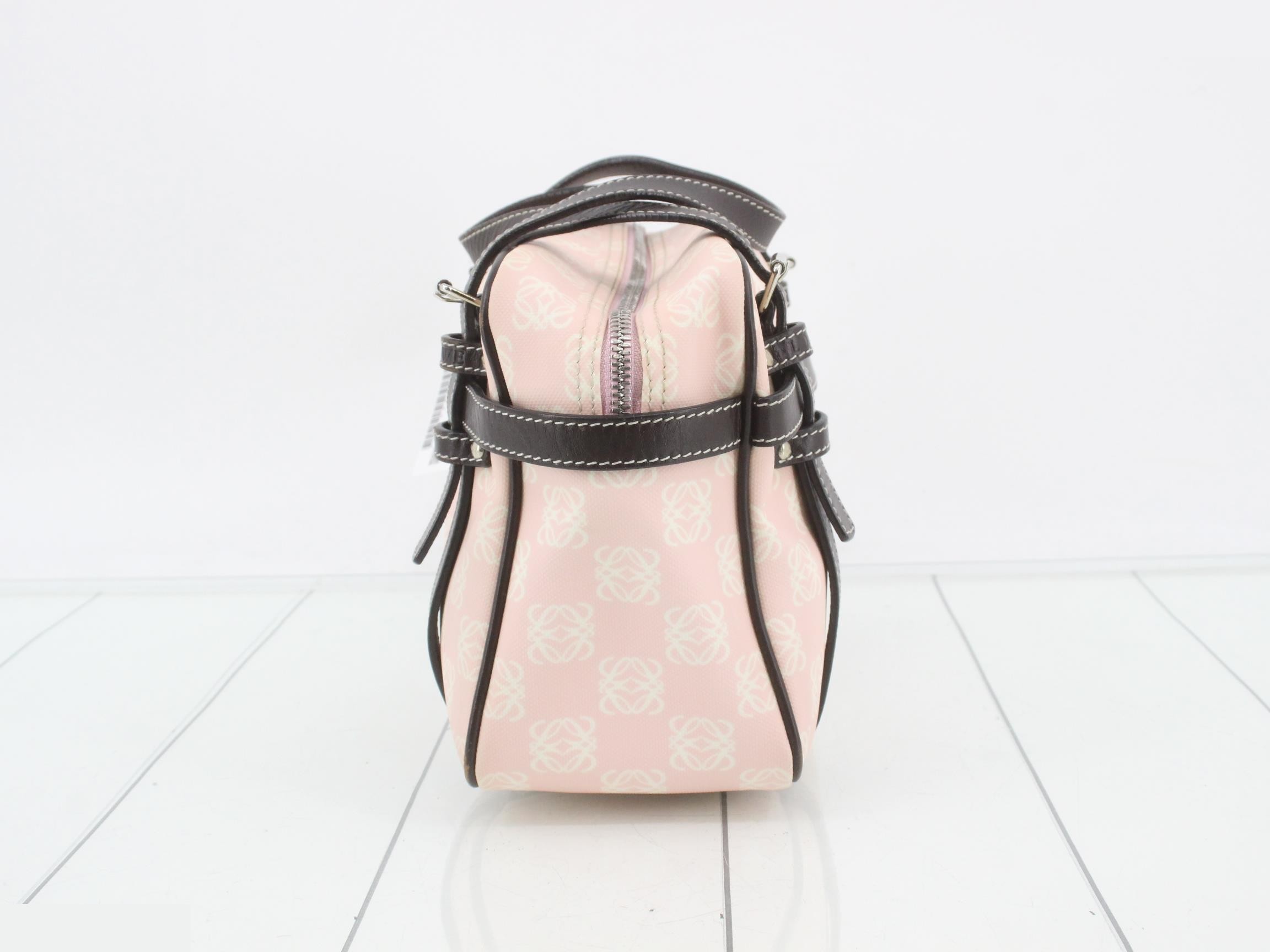 Anagram Handbag Pink PVC — view 3