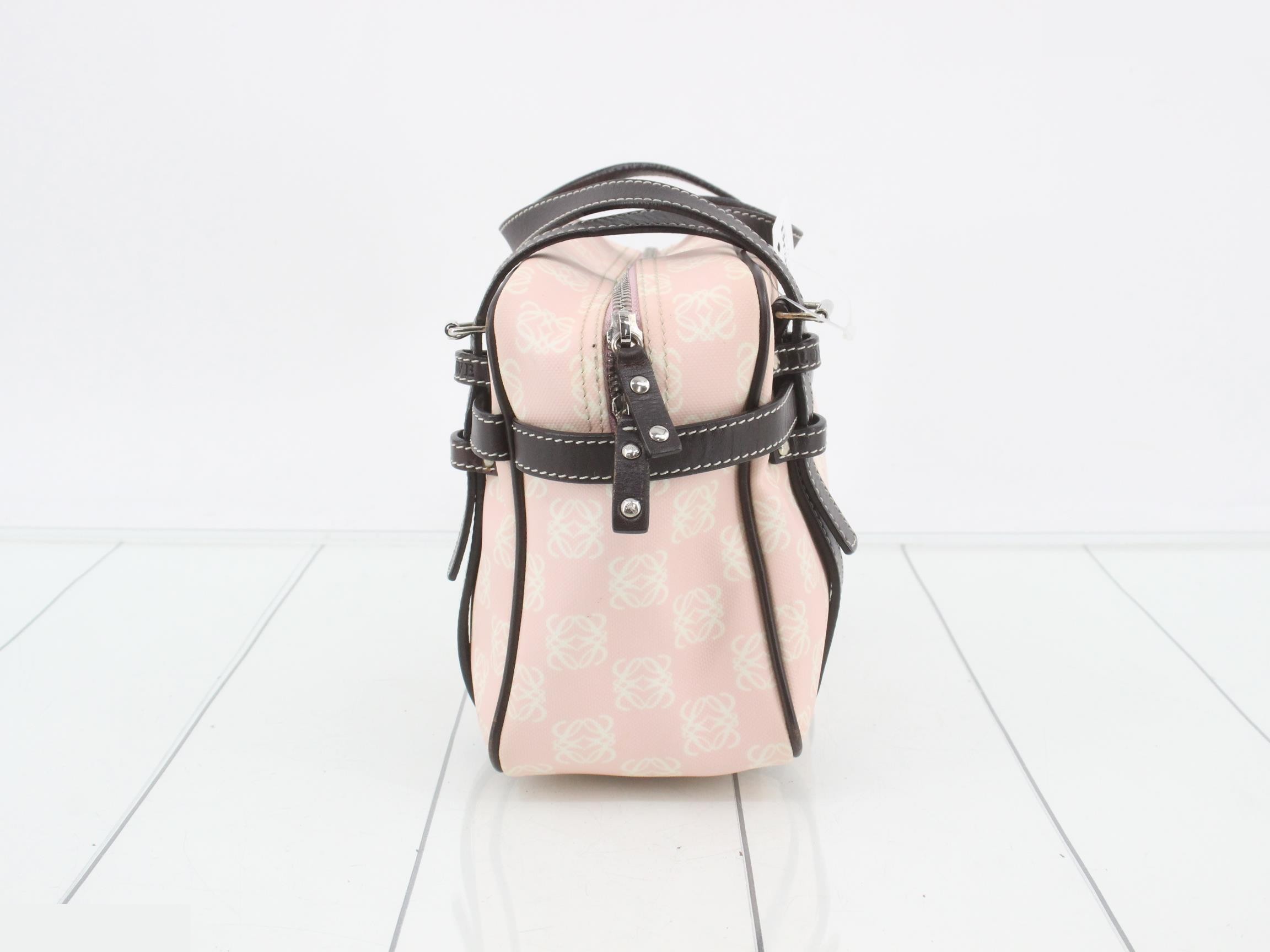 Anagram Handbag Pink PVC — view 4