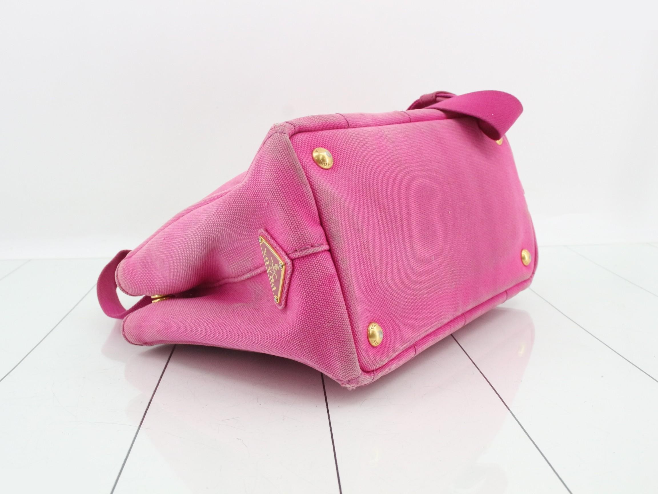 Canapa Mini 2-Way Handbag, Pink — view 5