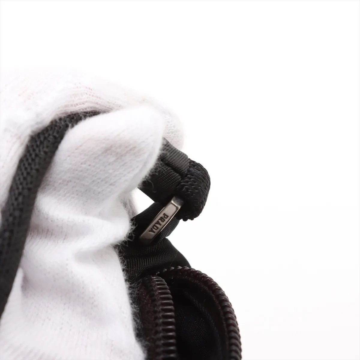 Tessuto Nylon Handbag Black — view 11