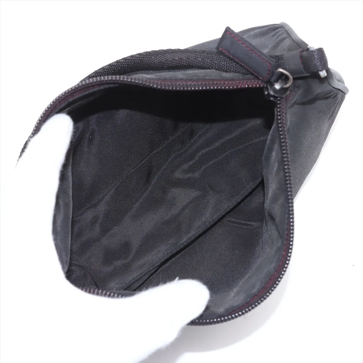 Tessuto Nylon Handbag Black — view 7
