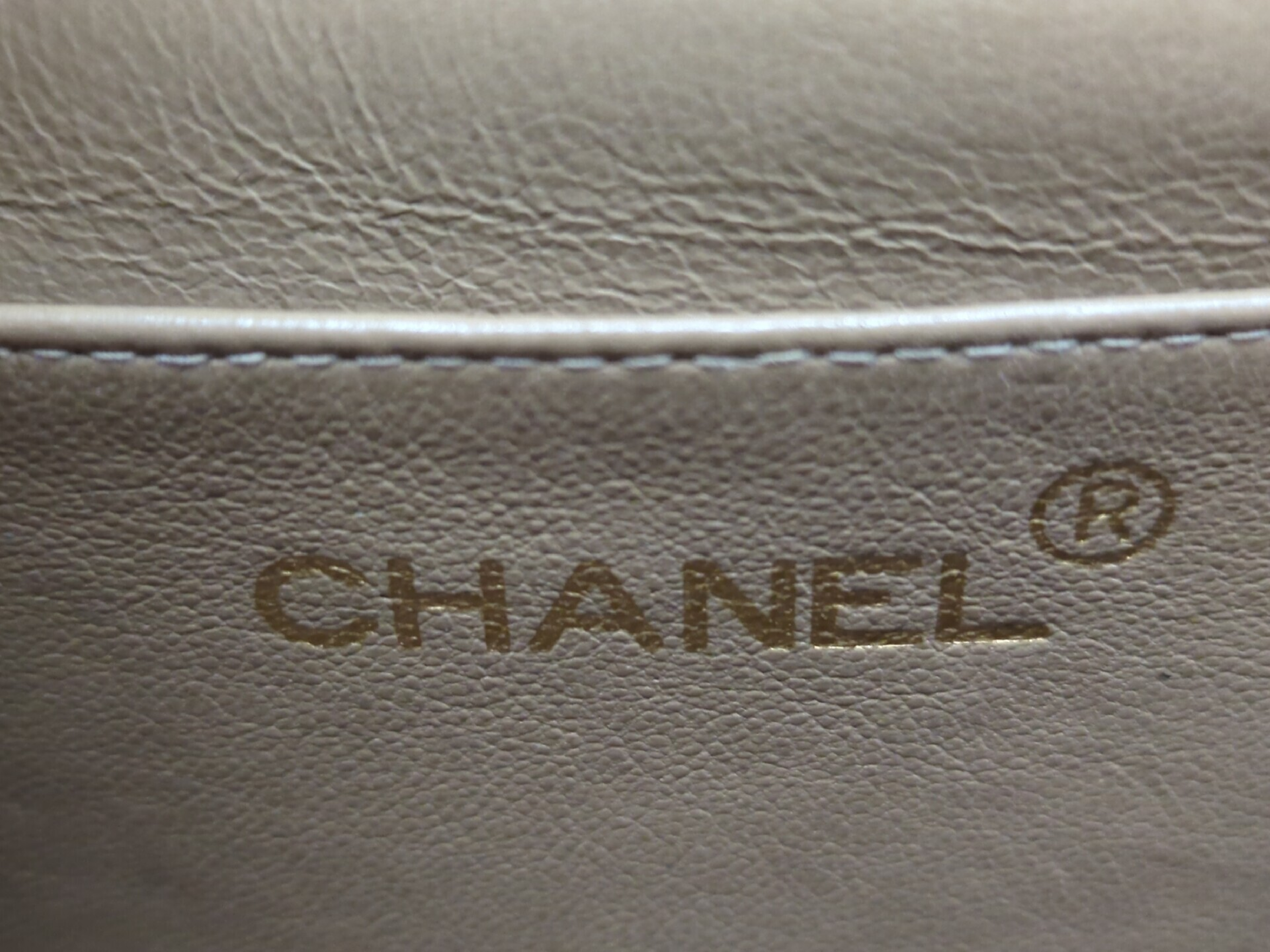 Lambskin Brown Beige Single Flap Chain Shoulder Bag (Series 3) — view 11