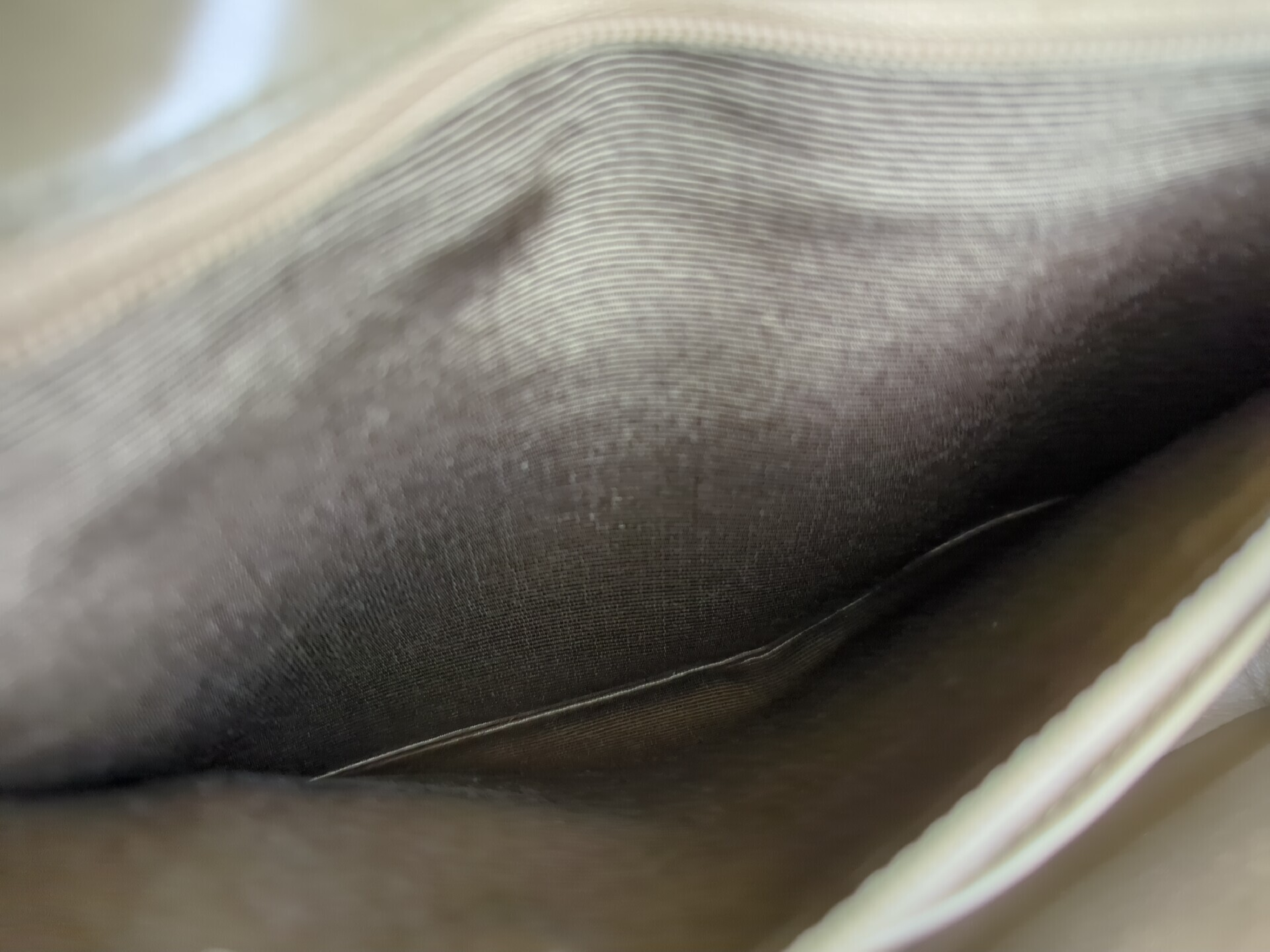 Lambskin Brown Beige Single Flap Chain Shoulder Bag (Series 3) — view 10