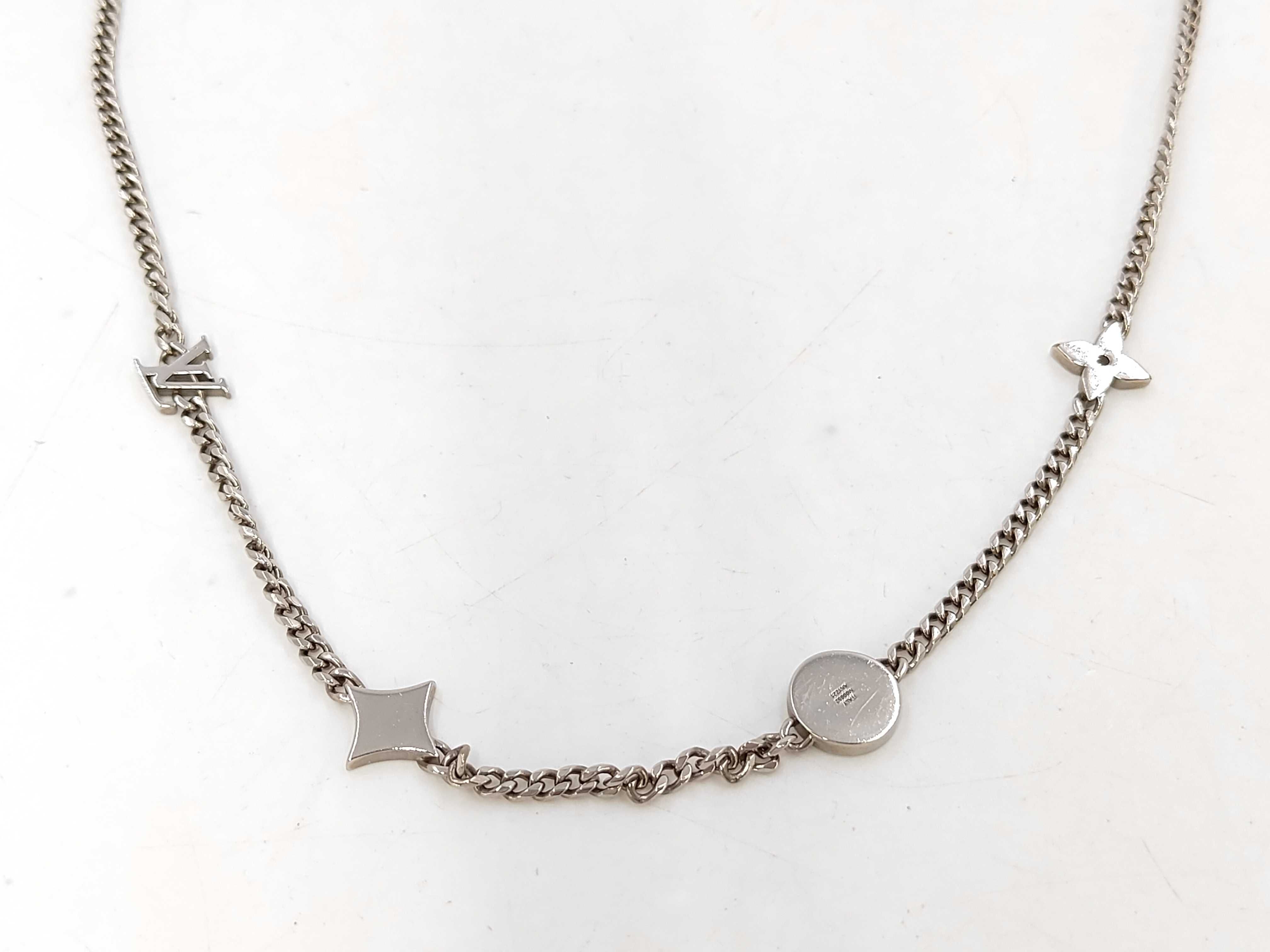 Collier LV Sunrise Silver Necklace — view 2