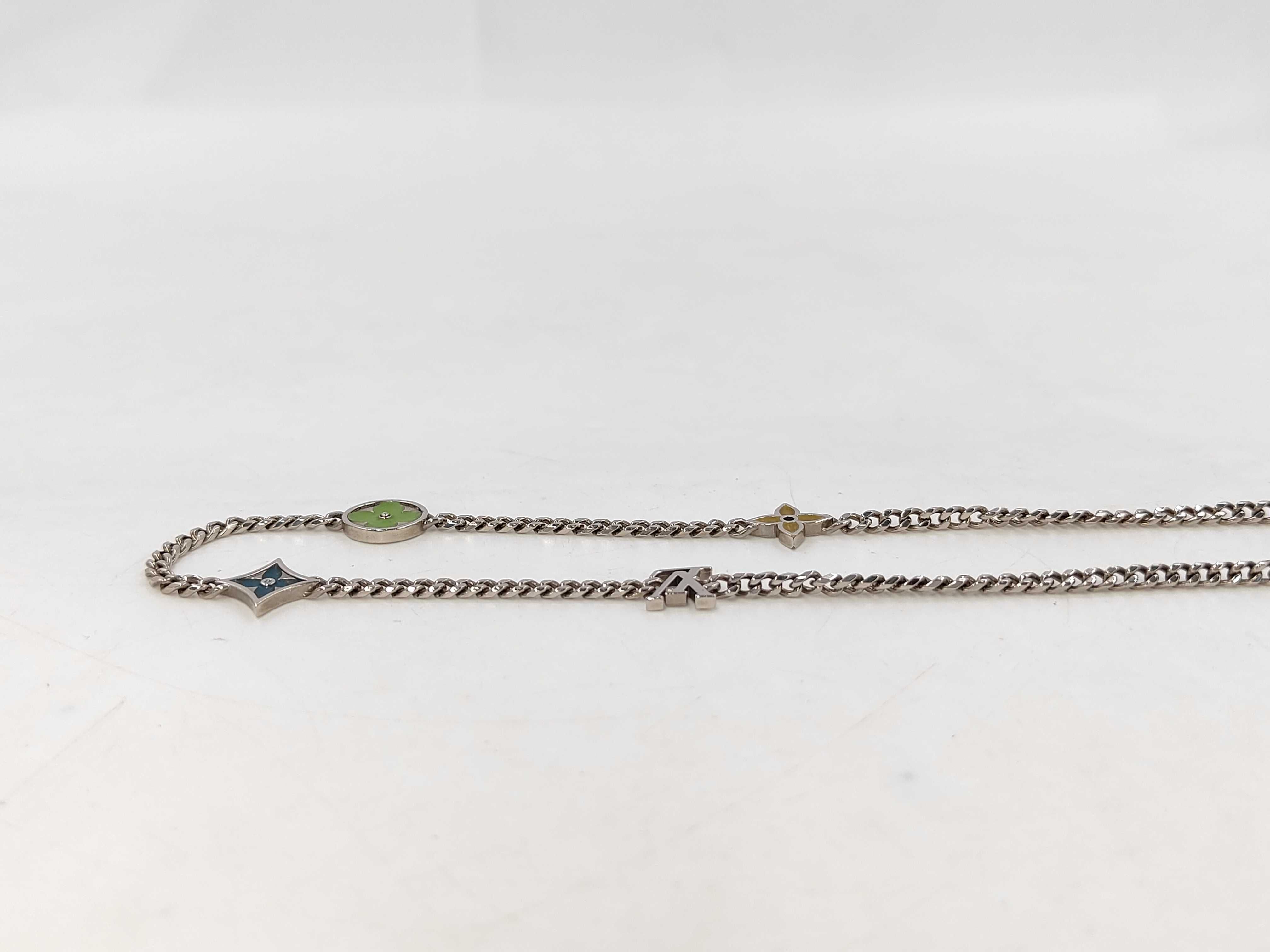 Collier LV Sunrise Silver Necklace — view 4
