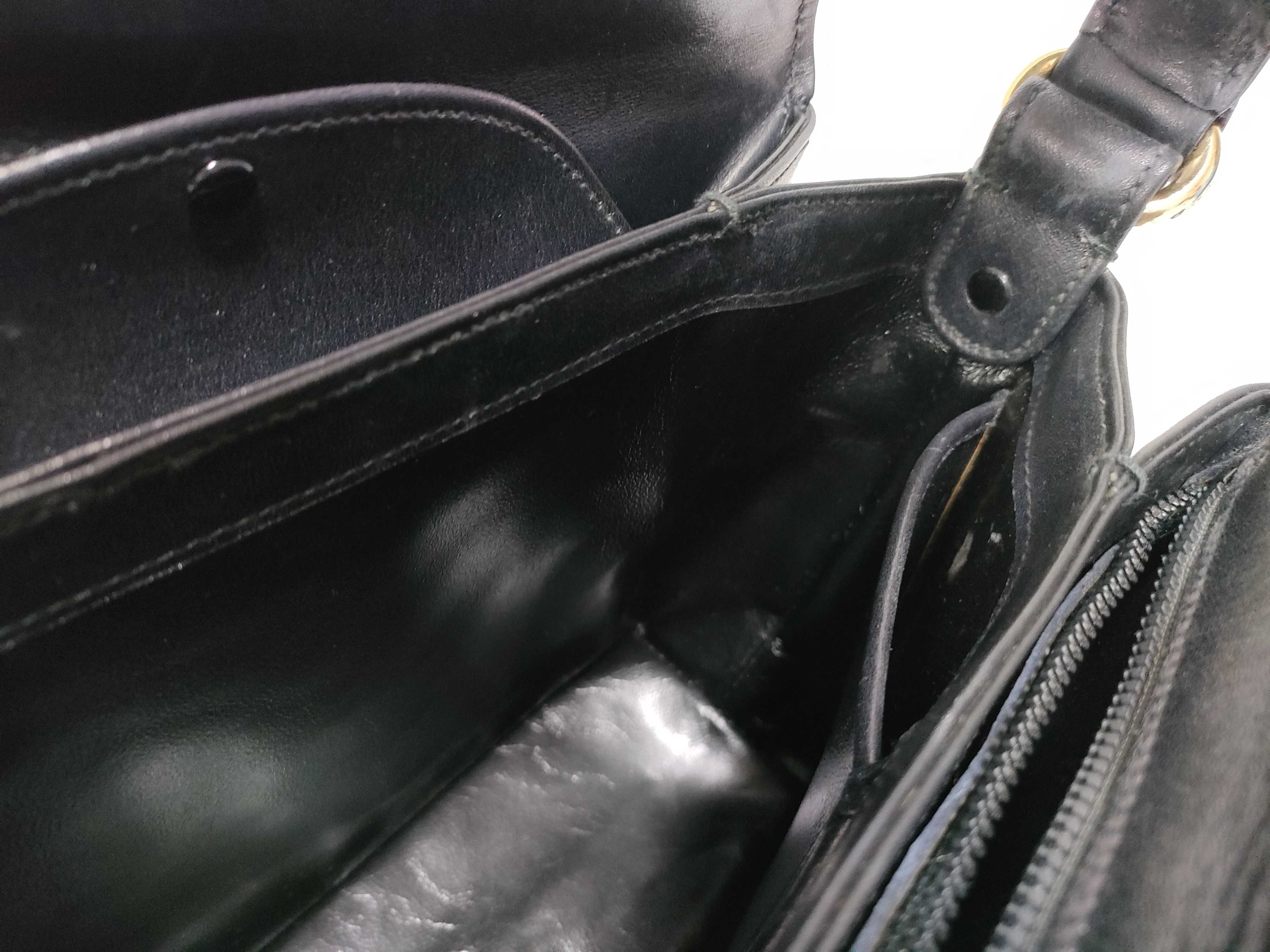 Handbag Turnlock Leather Black Handbag — view 14