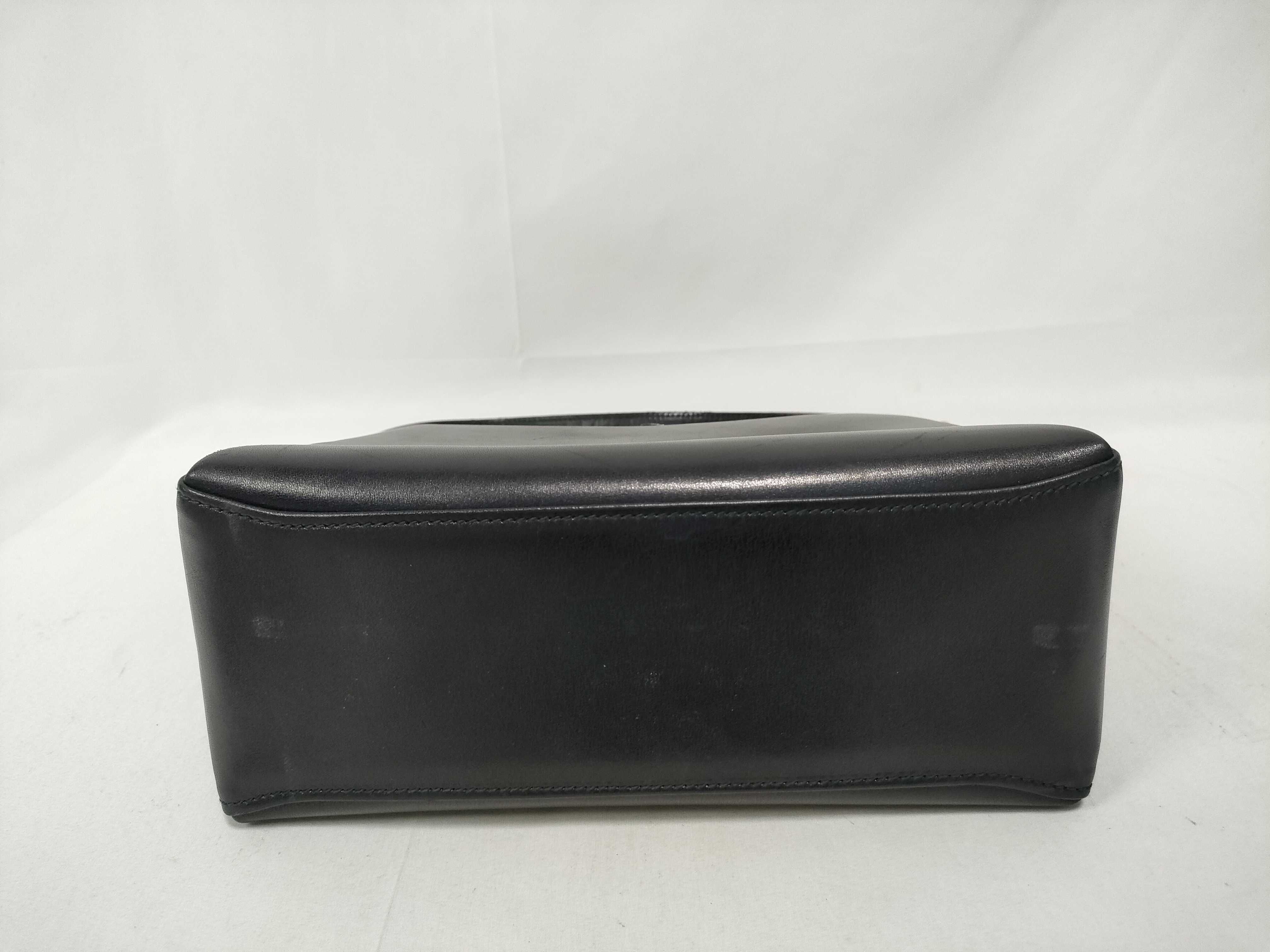 Handbag Turnlock Leather Black Handbag — view 3